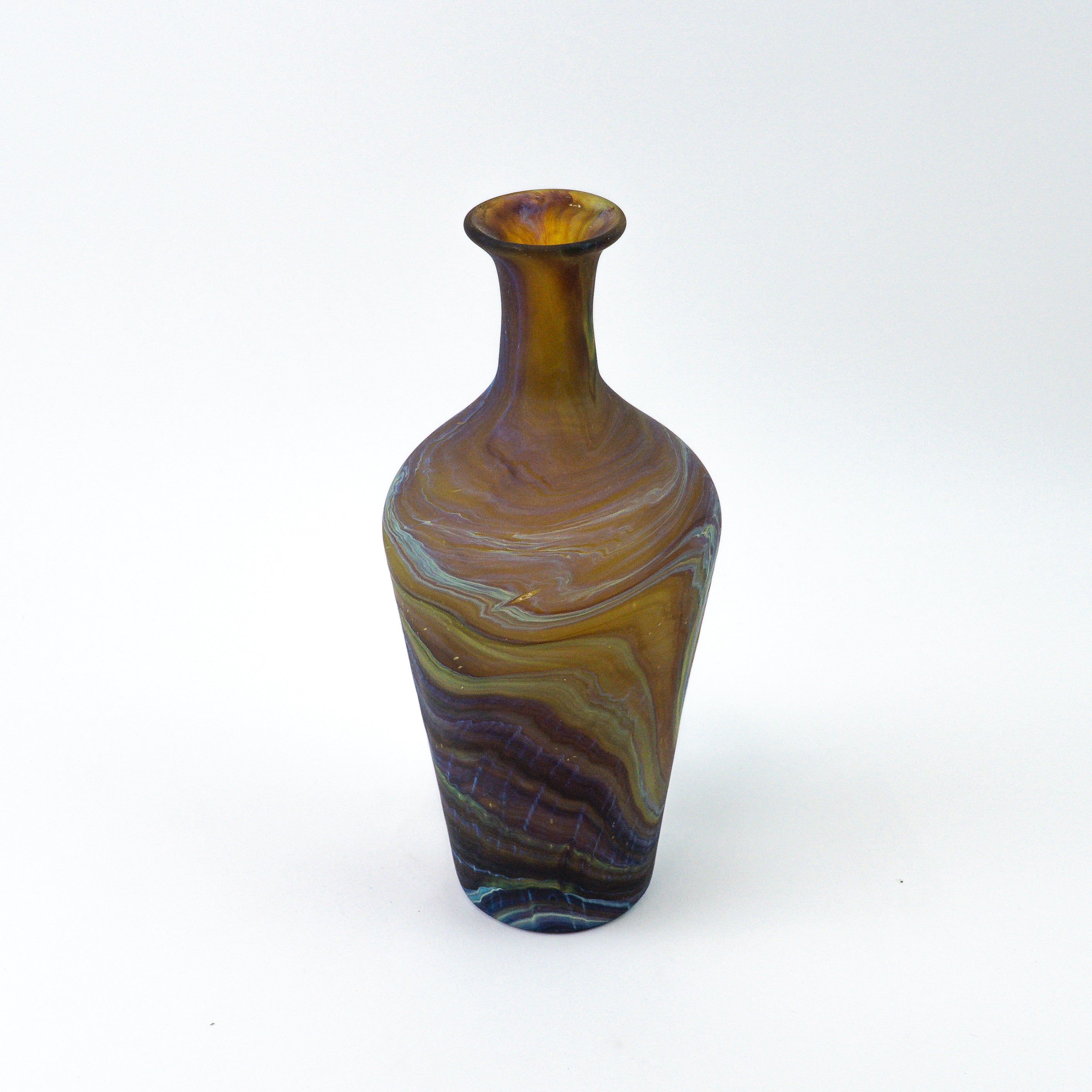 Hebron Carafe / Vase brown – Recycled glass & Handblown