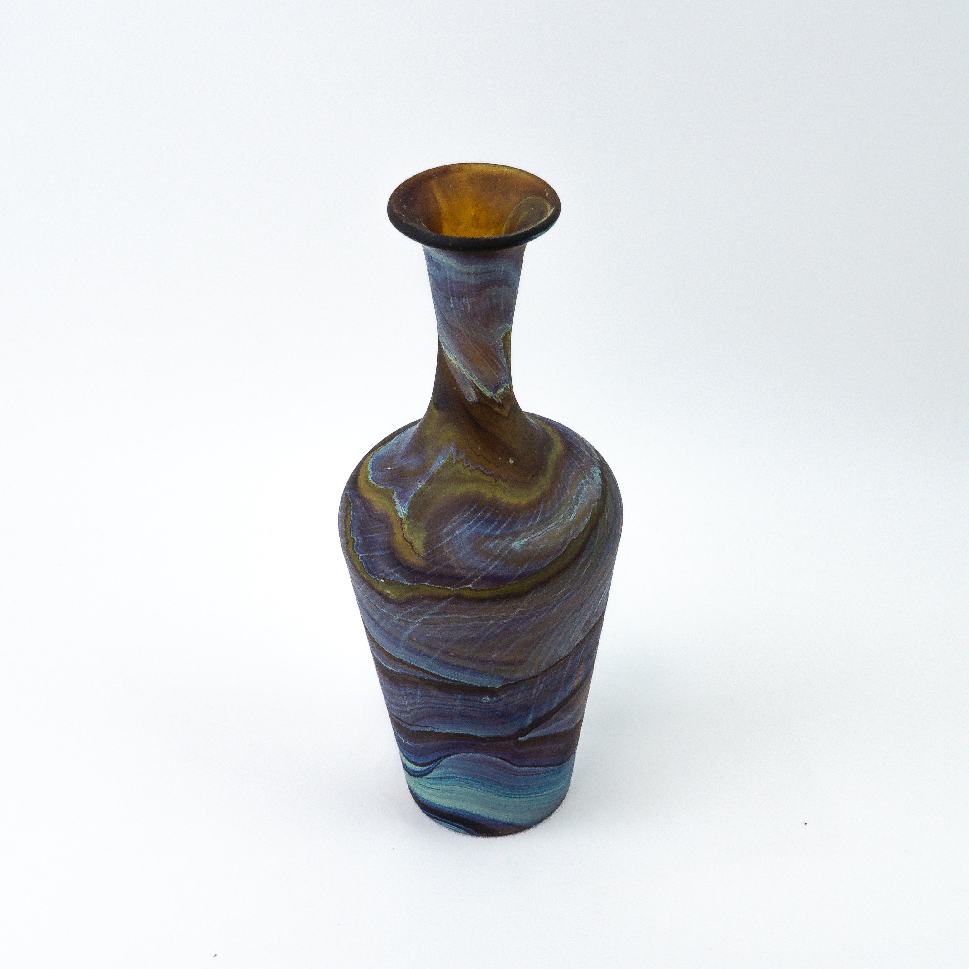 Hebron Carafe / Vase brown – Recycled glass & Handblown