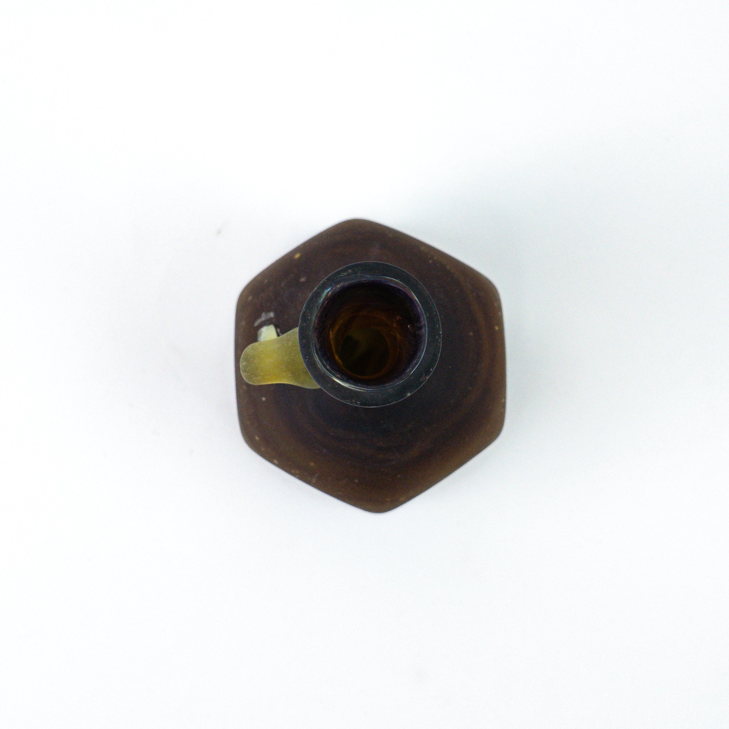 Hebron Mini Carafe / Vase Brown – Recycled Glass & Handblown