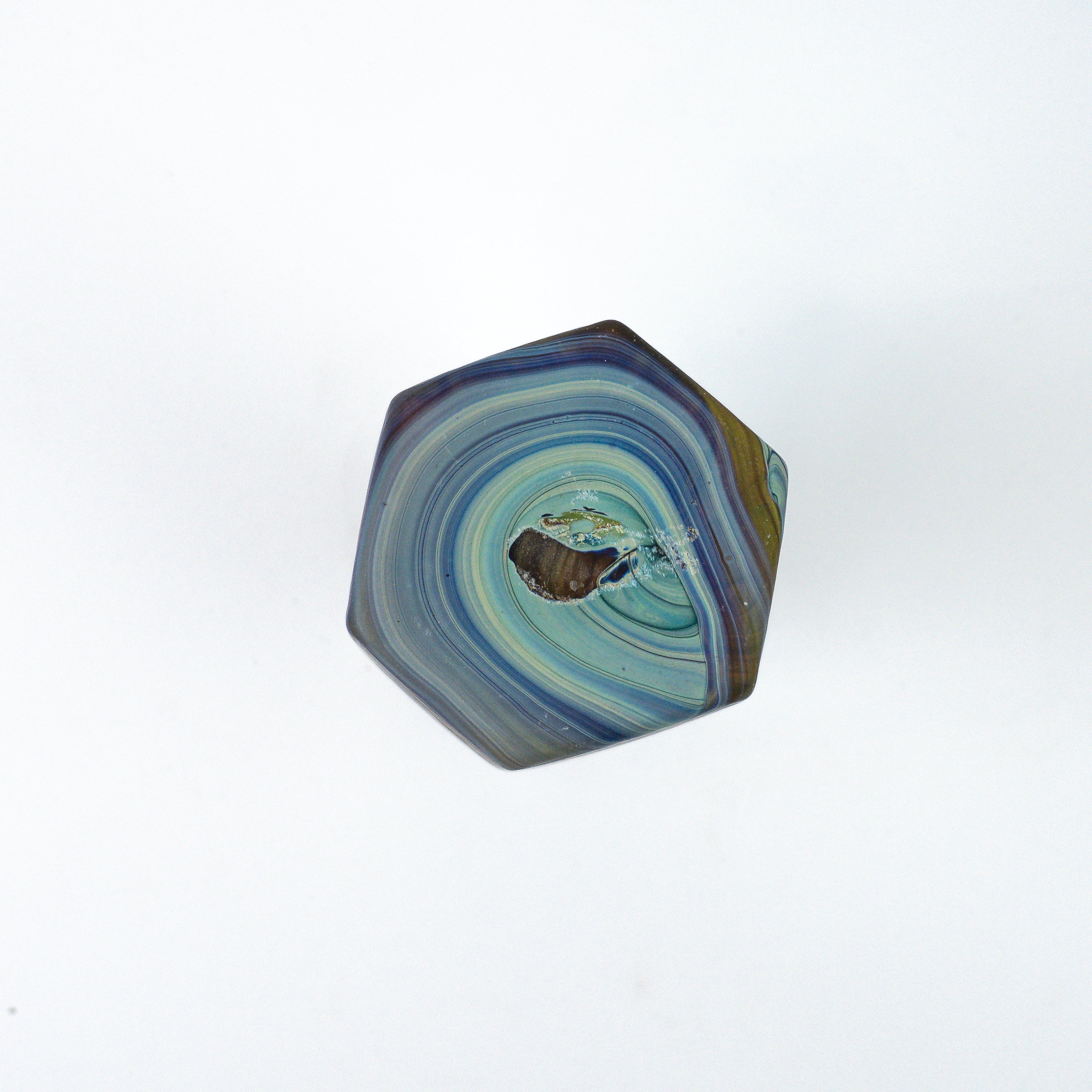 Hebron Mini Carafe / Vase Brown – Recycled Glass & Handblown