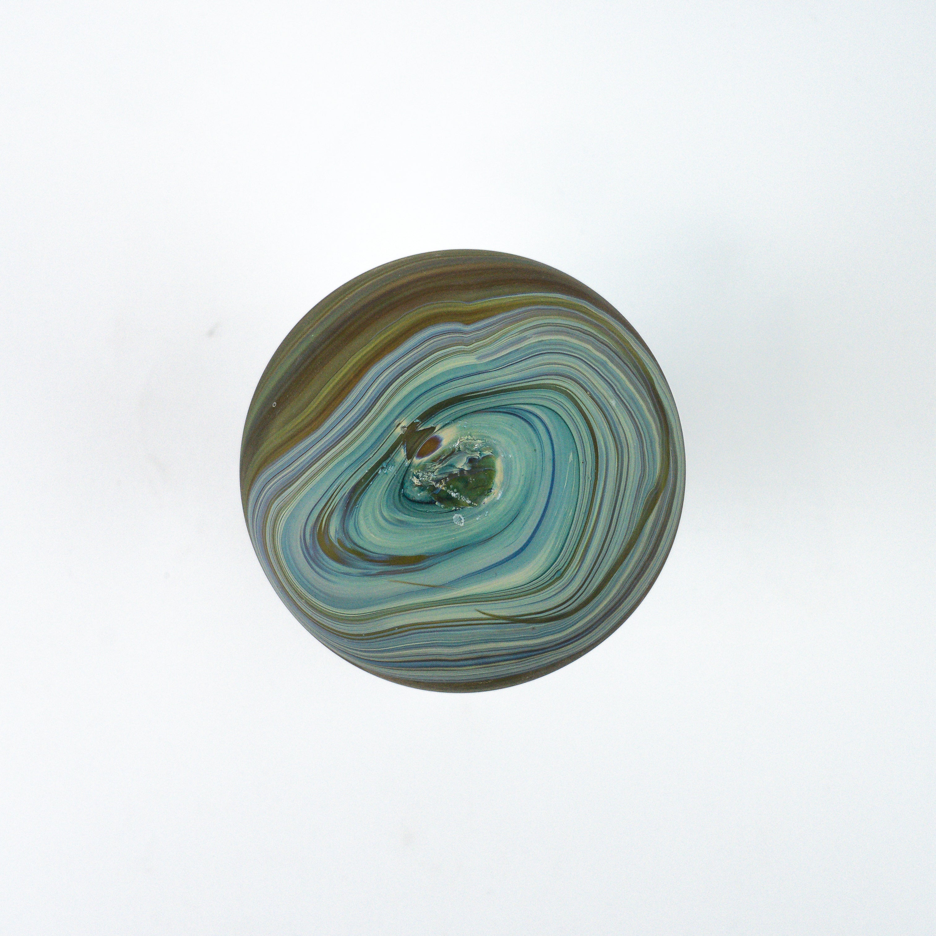 Hebron Mini Carafe / Vase Brown – Recycled Glass & Handblown