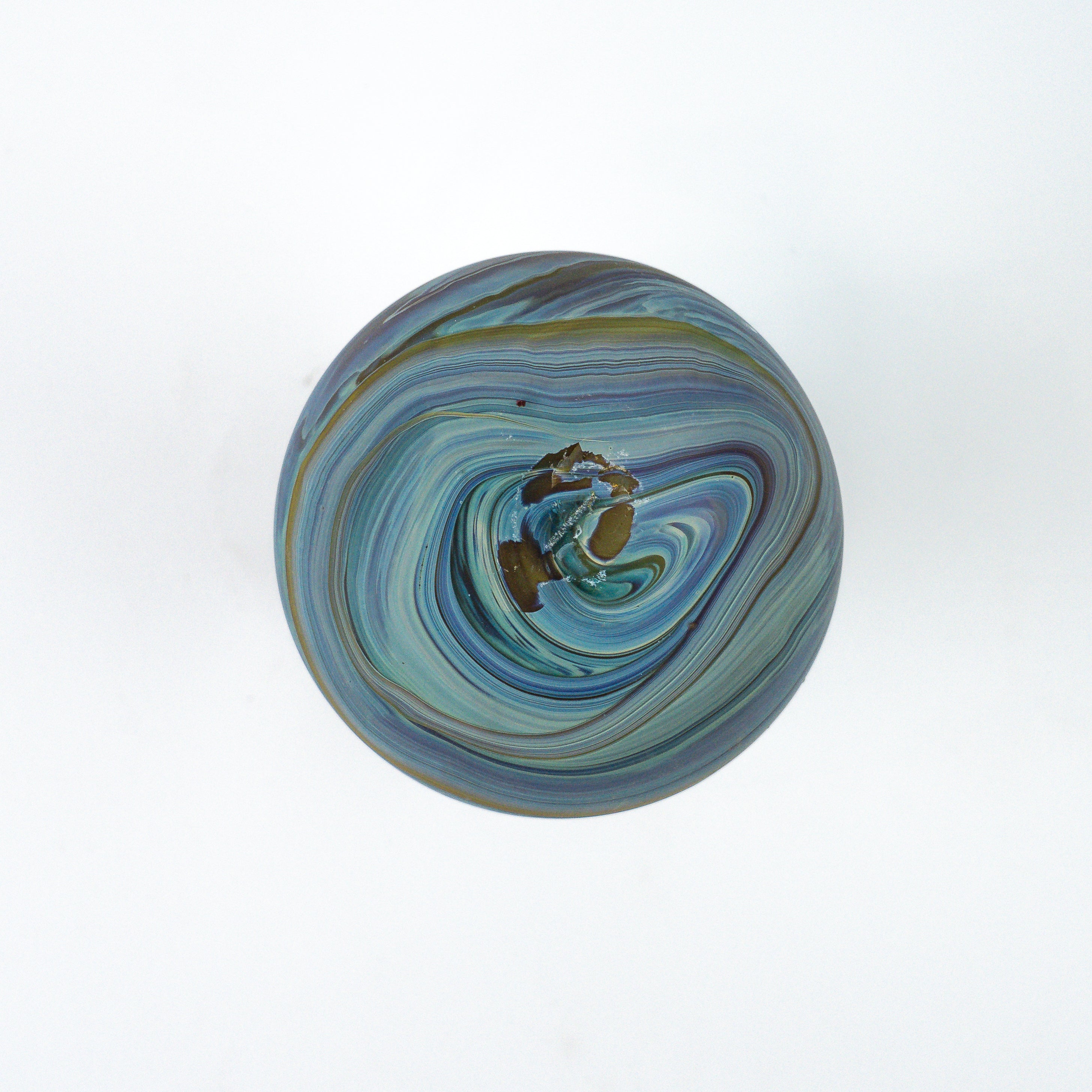 Hebron Mini Carafe / Vase Brown – Recycled Glass & Handblown