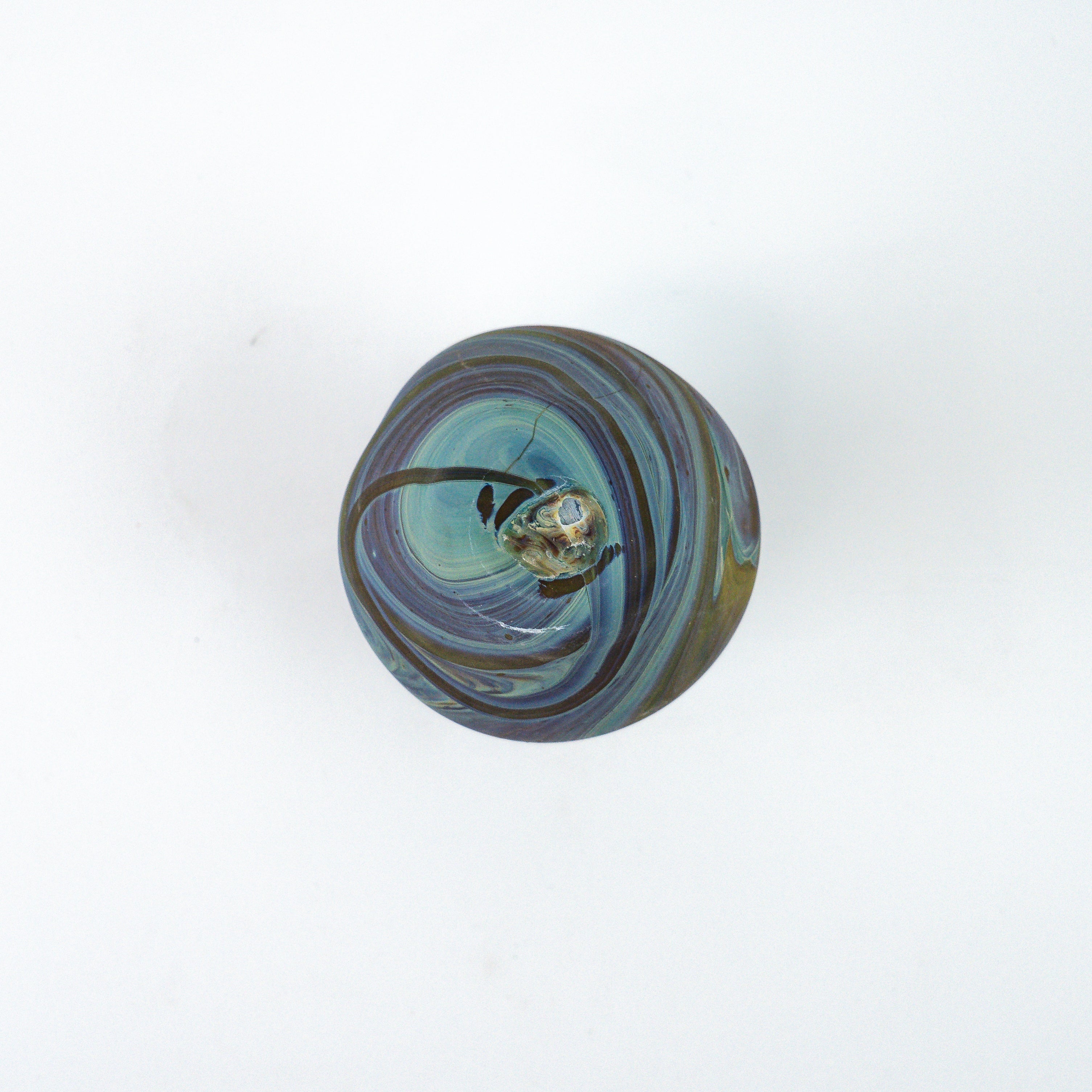 Hebron Mini Carafe / Vase Brown – Recycled Glass & Handblown