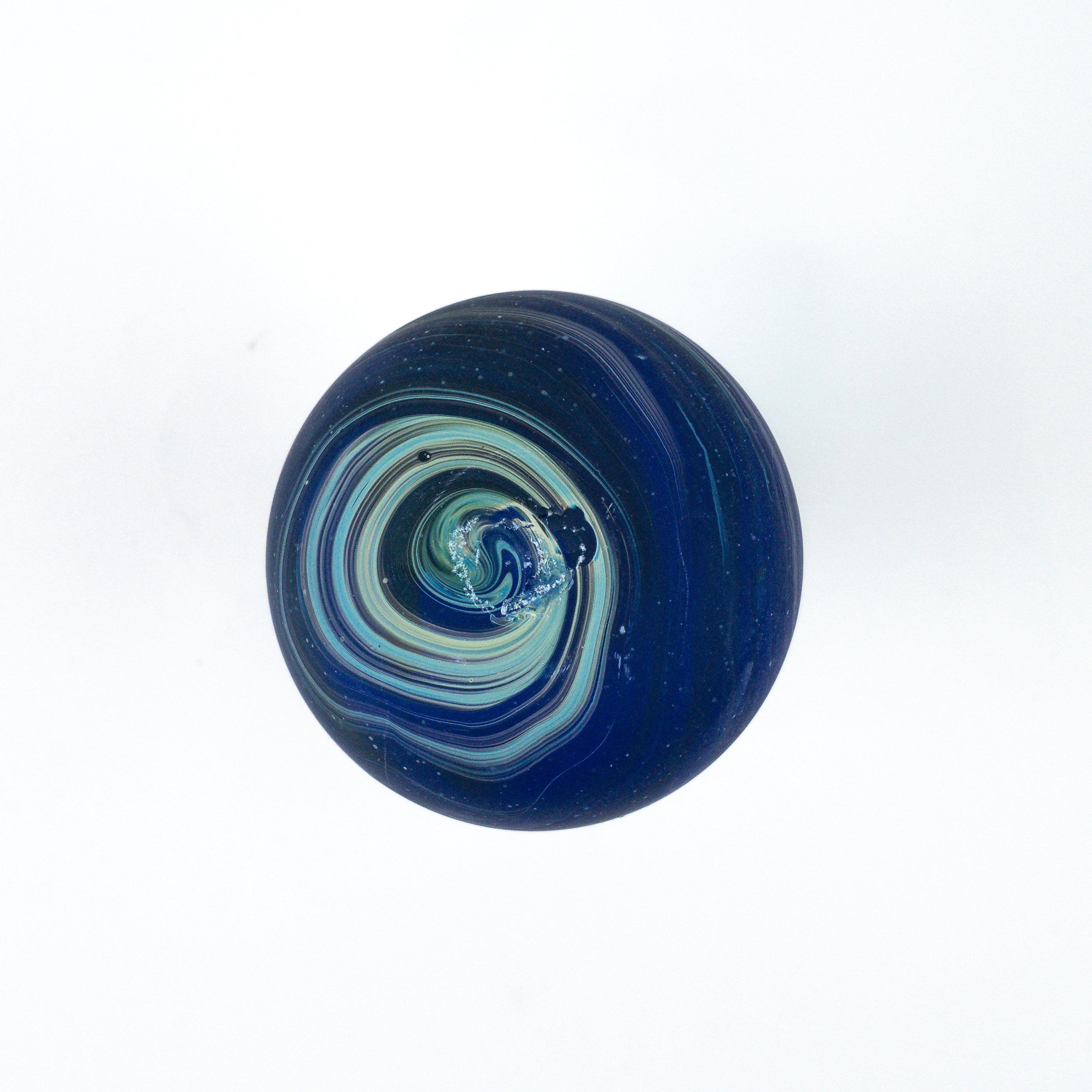 Hebron Mini Carafe / Vase Blue – Recycled Glass & Handblown
