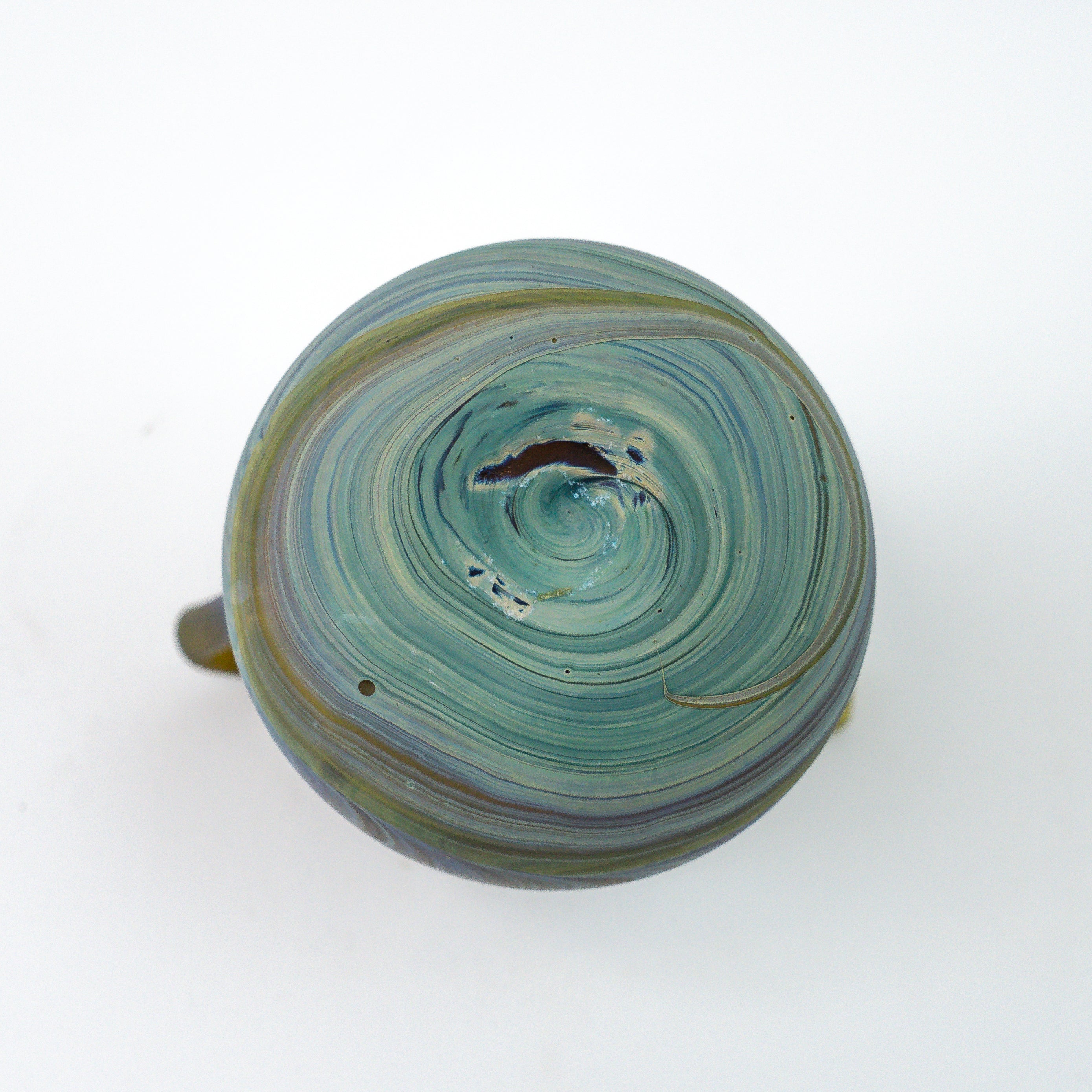 Hebron Mini Carafe / Vase Brown – Recycled Glass & Handblown