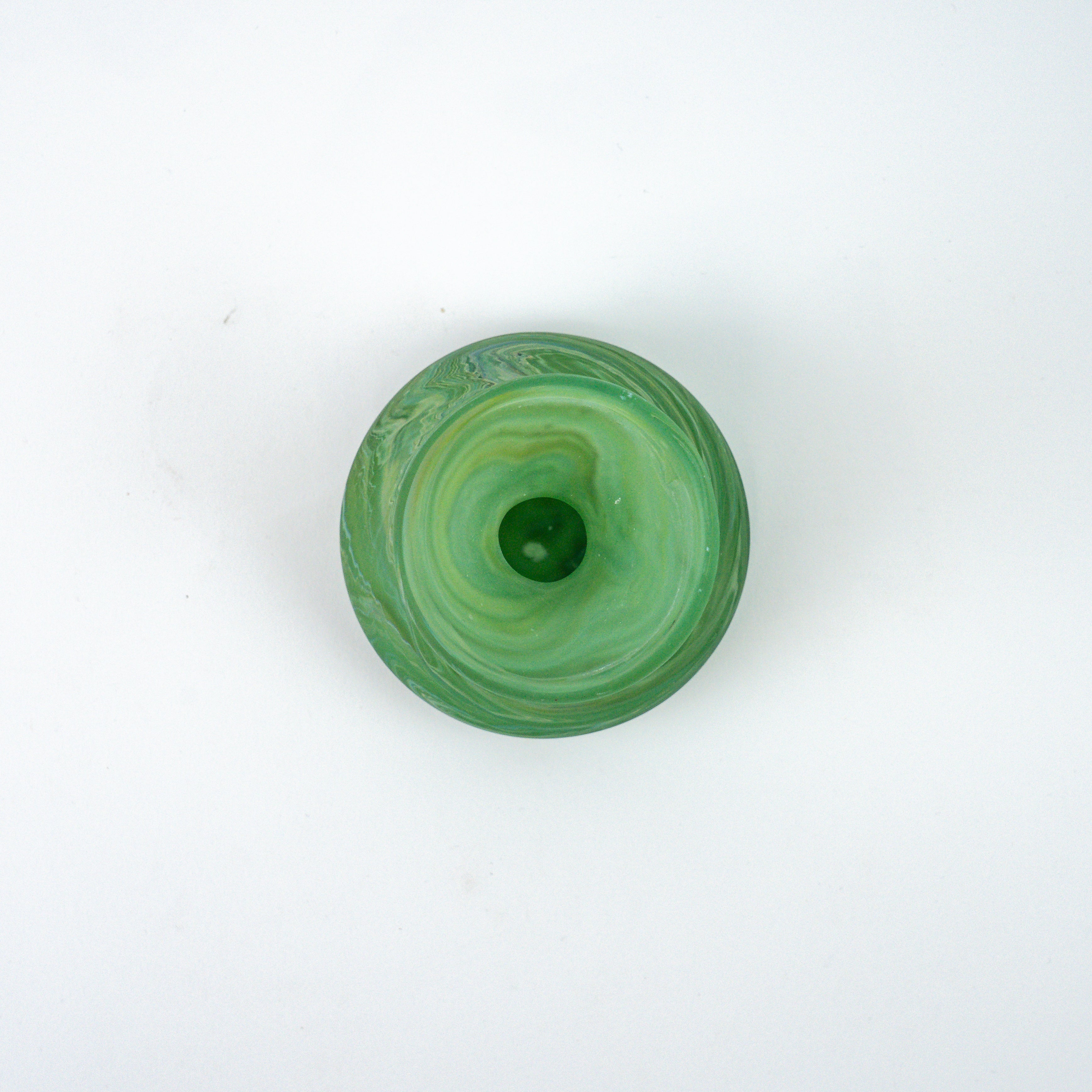 Hebron Mini Vase Green – Recycled Glass & Handblown