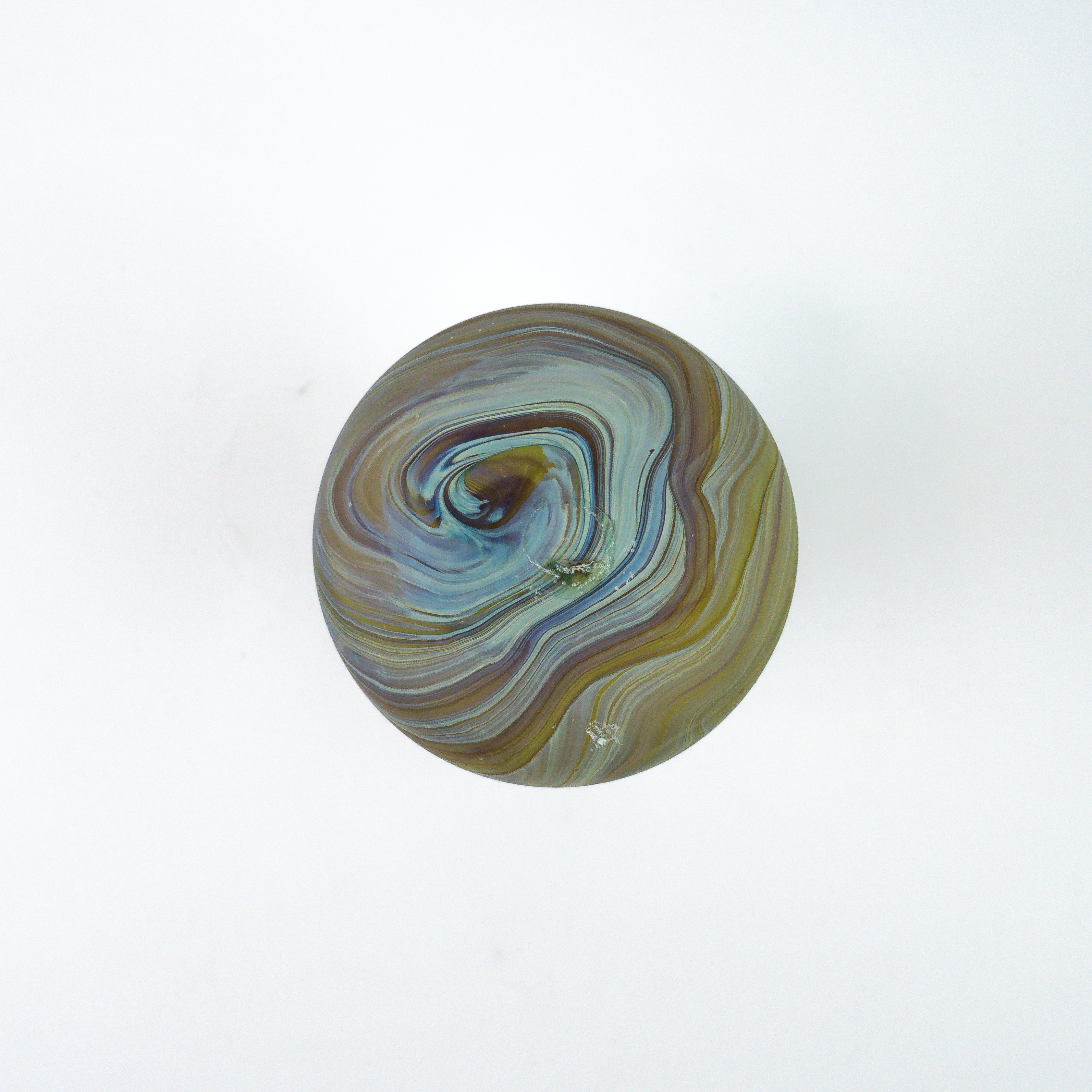 Hebron Mini Carafe / Vase Brown – Recycled Glass & Handblown