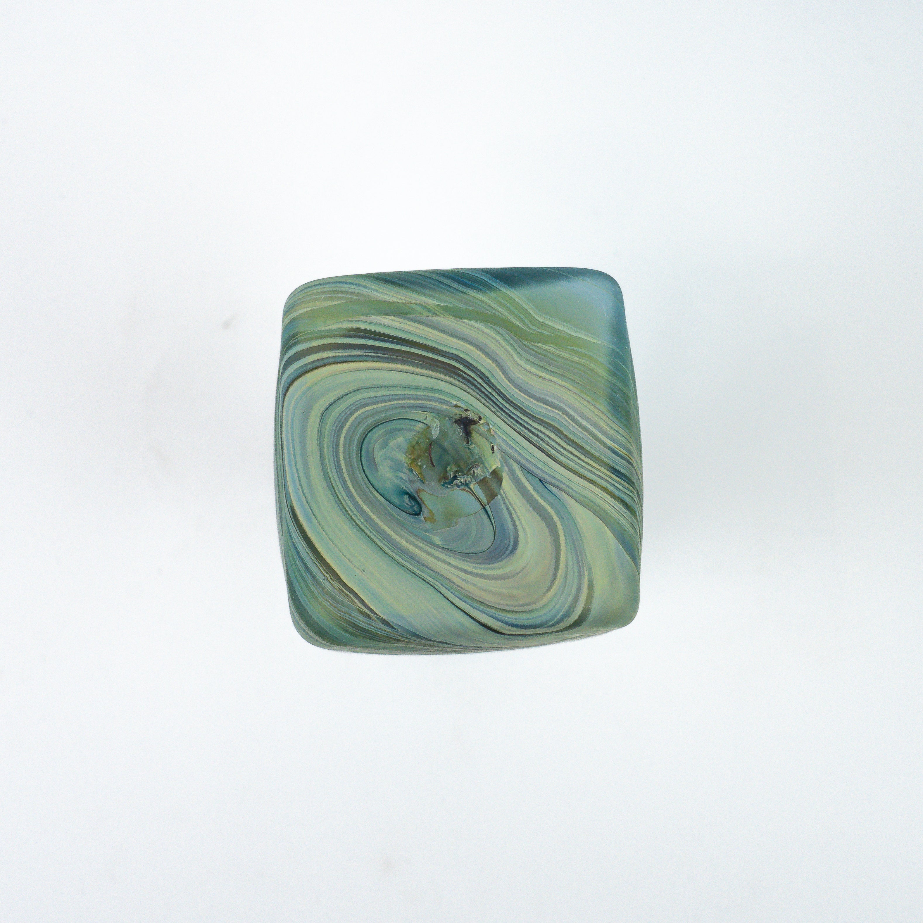 Hebron Mini Carafe / Vase Sky Blue – Recycled Glass & Hand-Blown