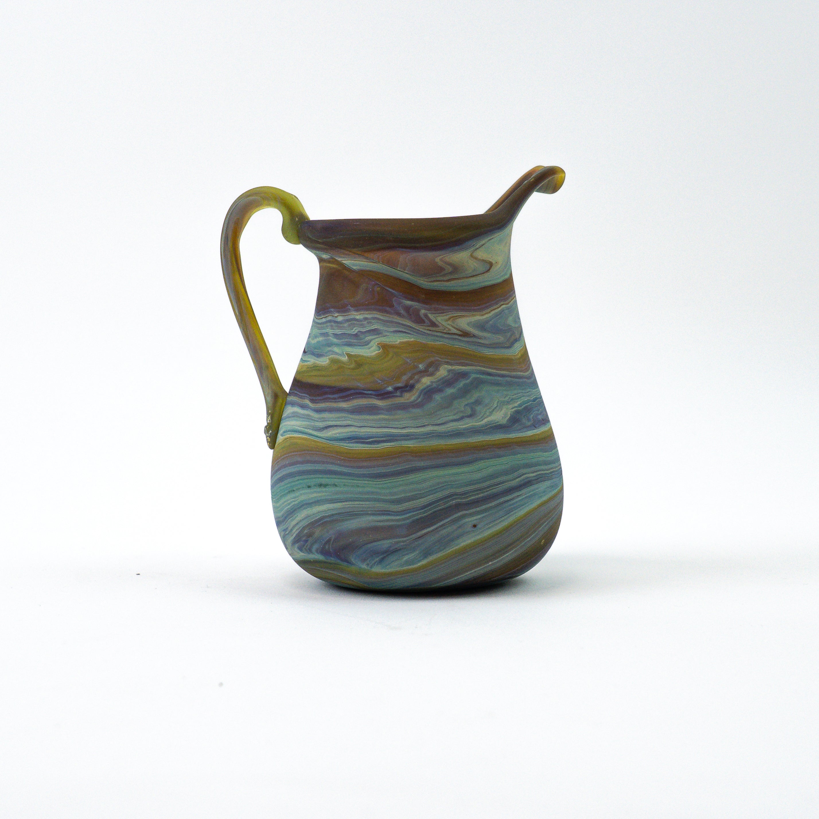 Hebron Mini Carafe / Vase Brown – Recycled Glass & Handblown