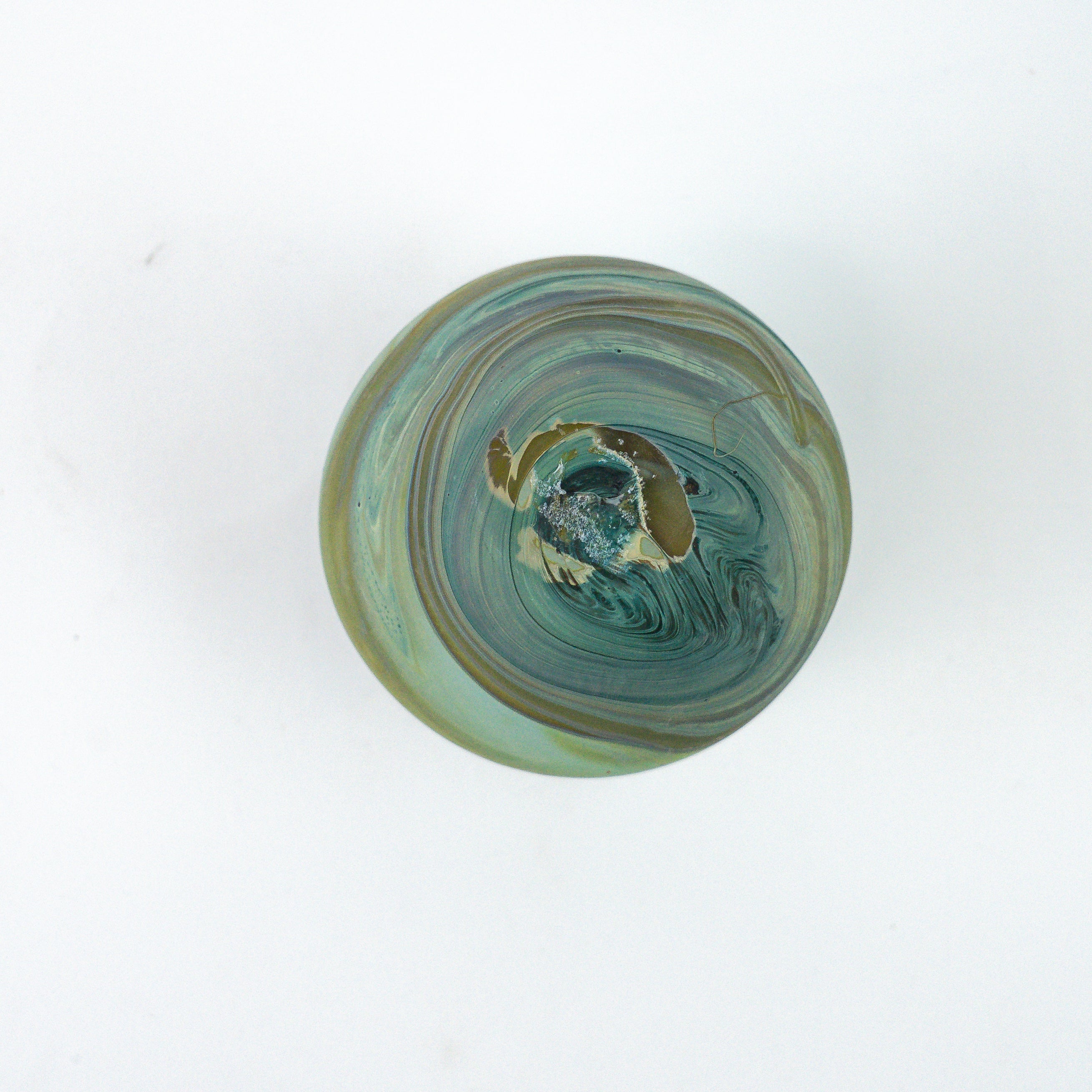 Hebron Mini Vase Lime Green – Recycled Glass &amp; Handblown