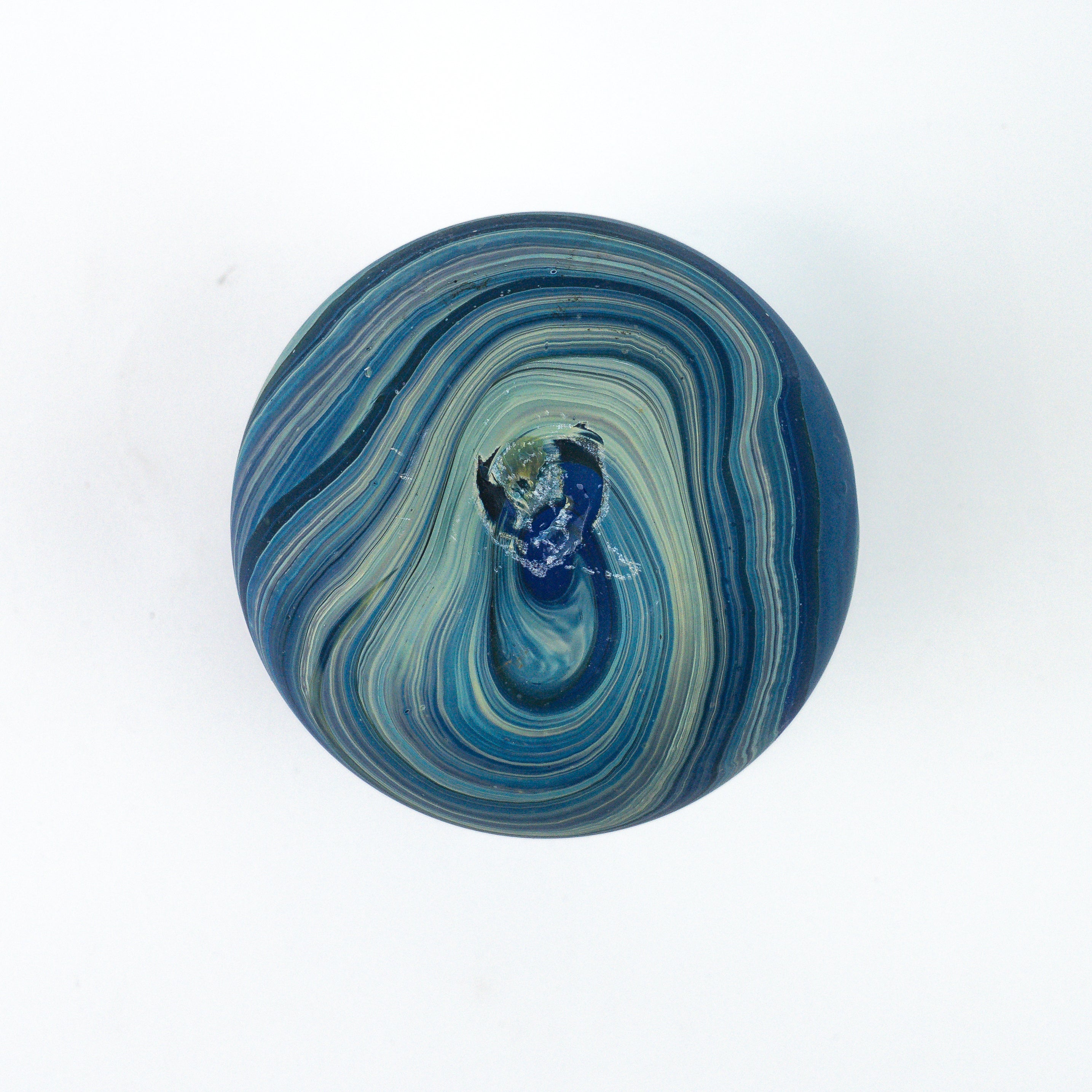 Hebron Mini Vase Blue – Recycled Glass &amp; Handblown