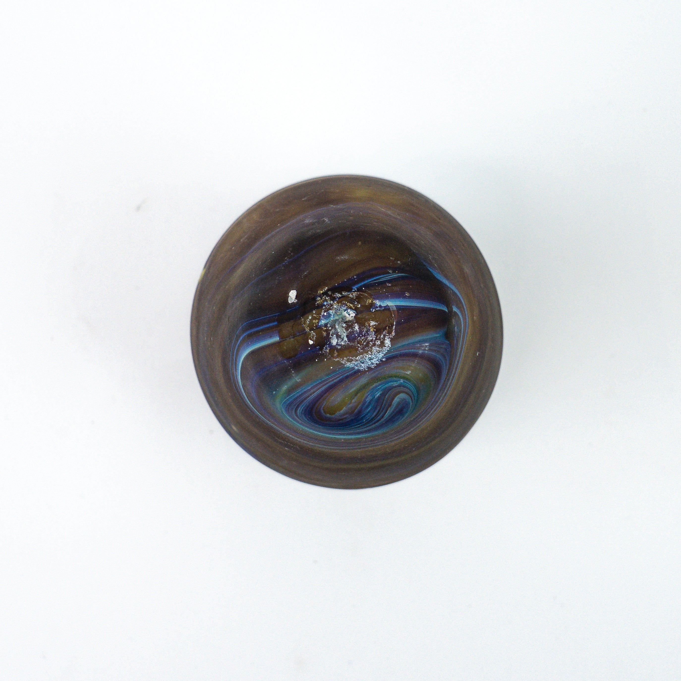 Hebron Mini Vase Brown – Recycled Glass &amp; Hand-blown