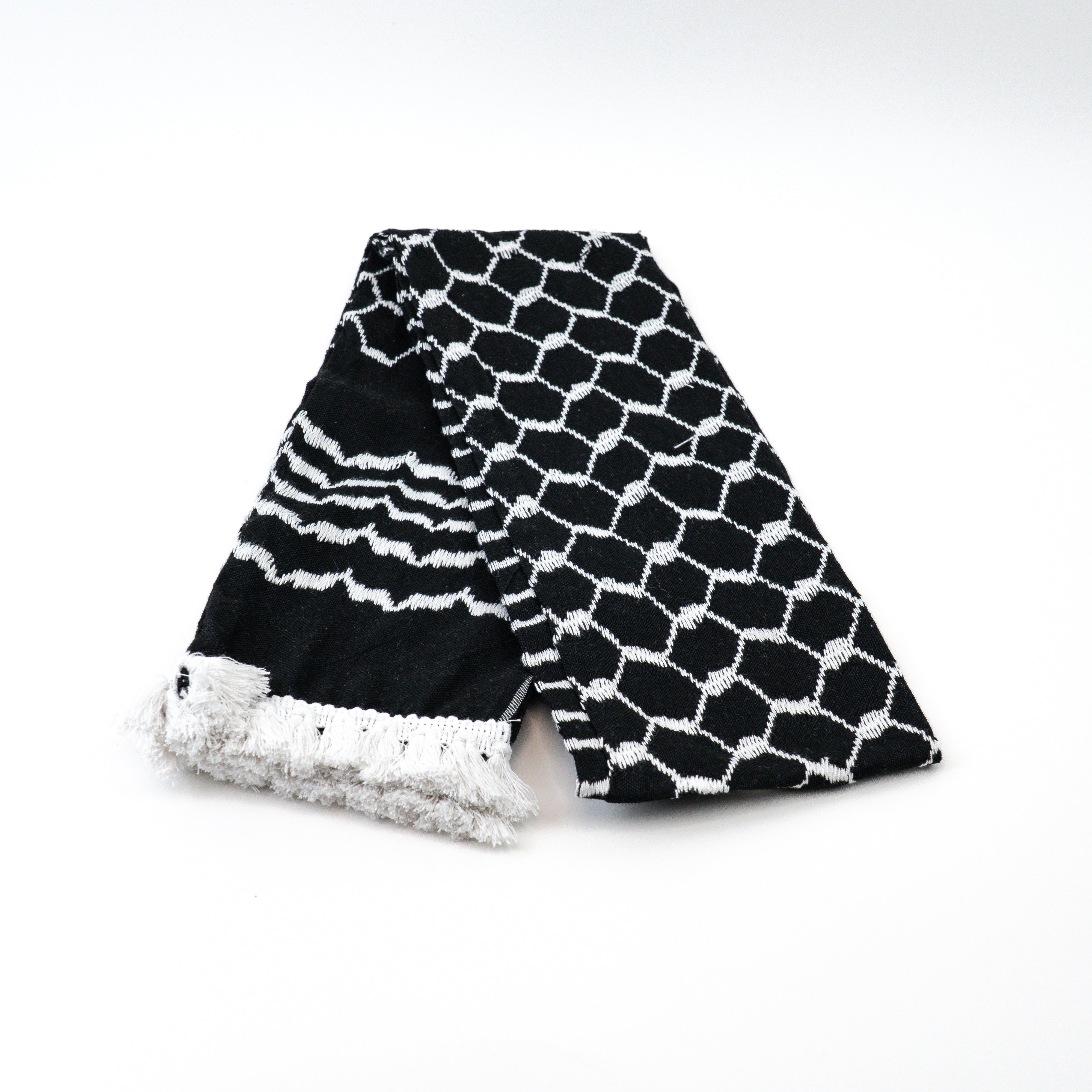 Black Kuffiyeh Scarf