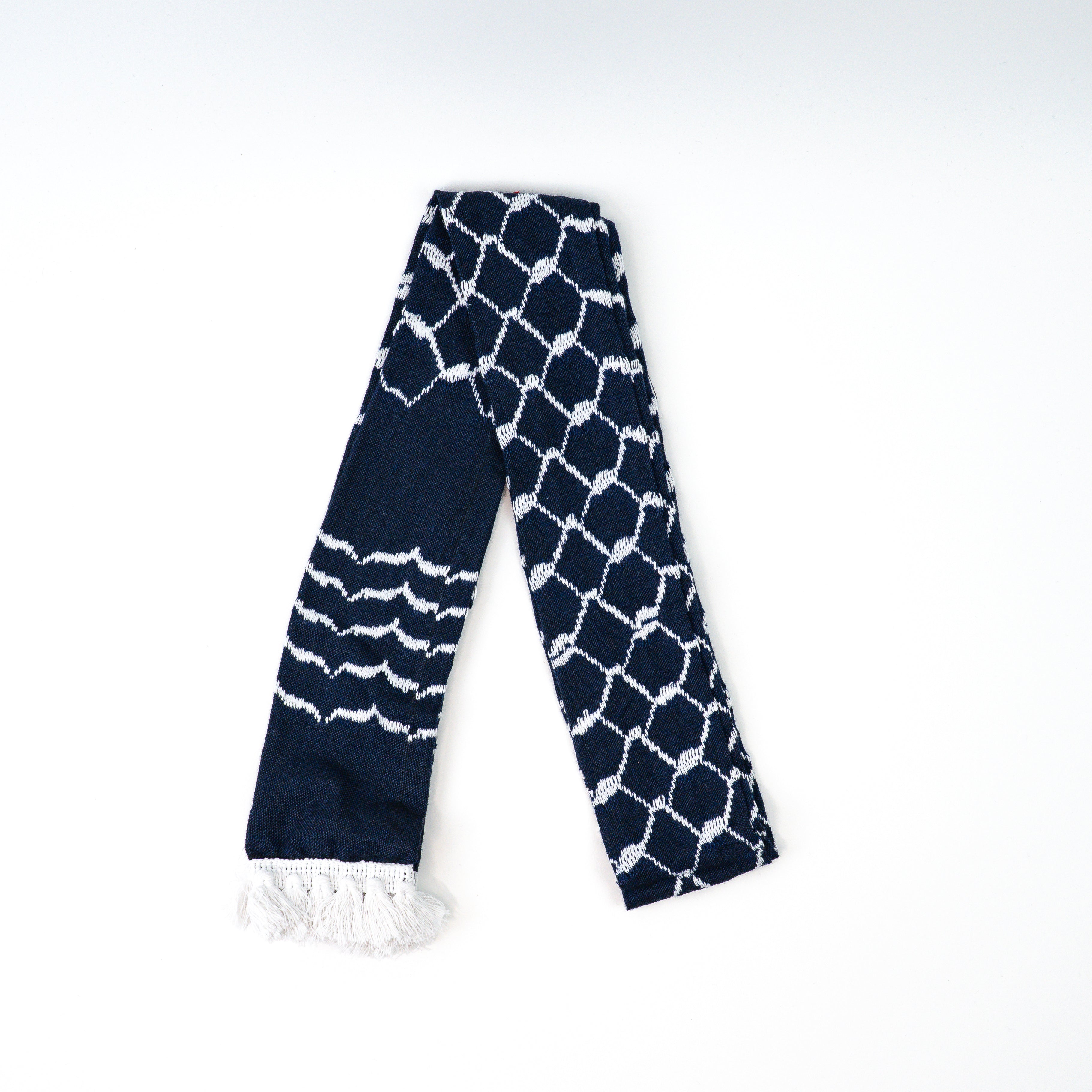 Navyblue Kuffiyeh - scarf 6 cm