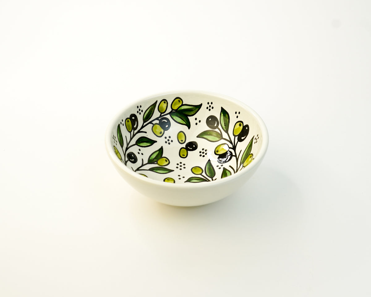 15cm bowl - olive pattern
