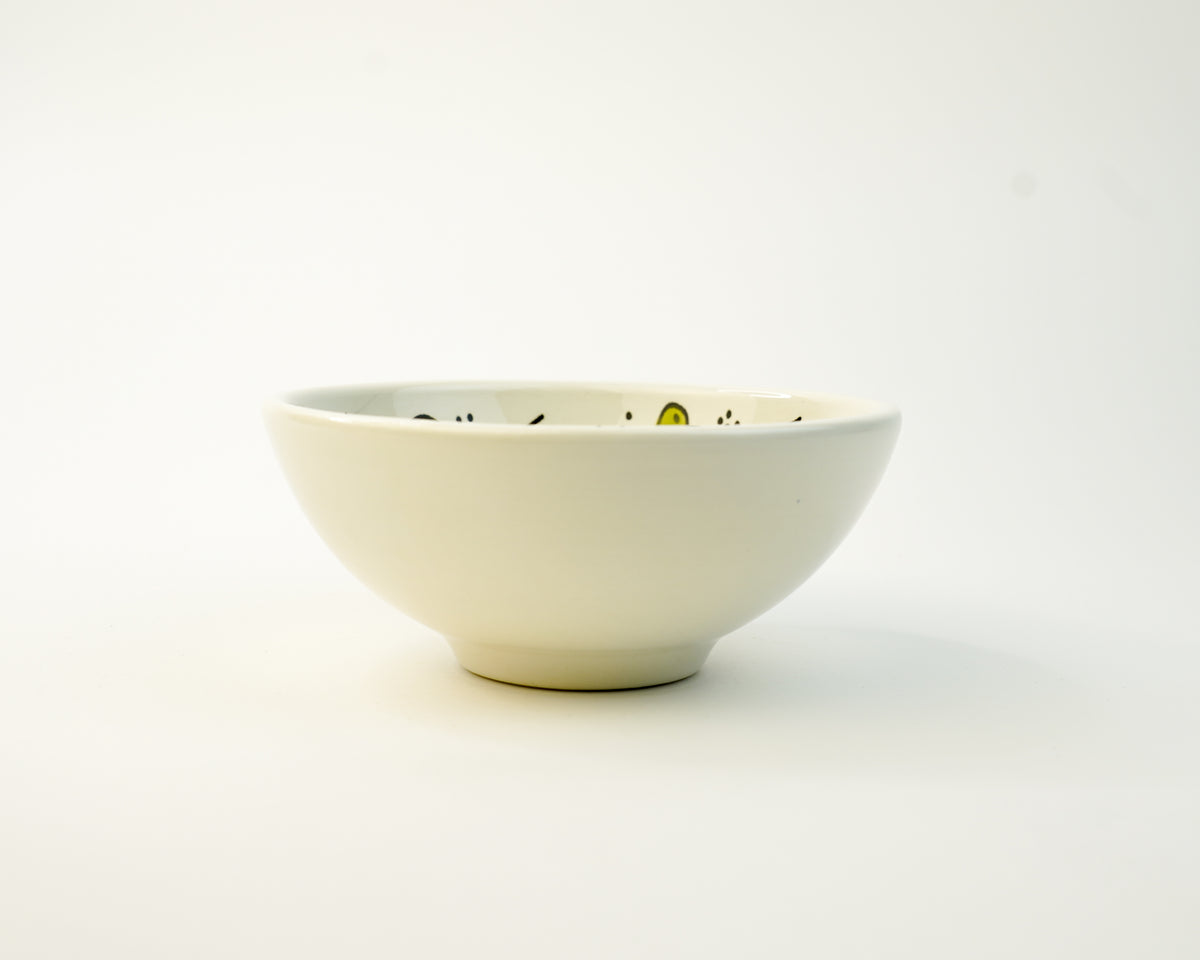 15cm bowl - olive pattern