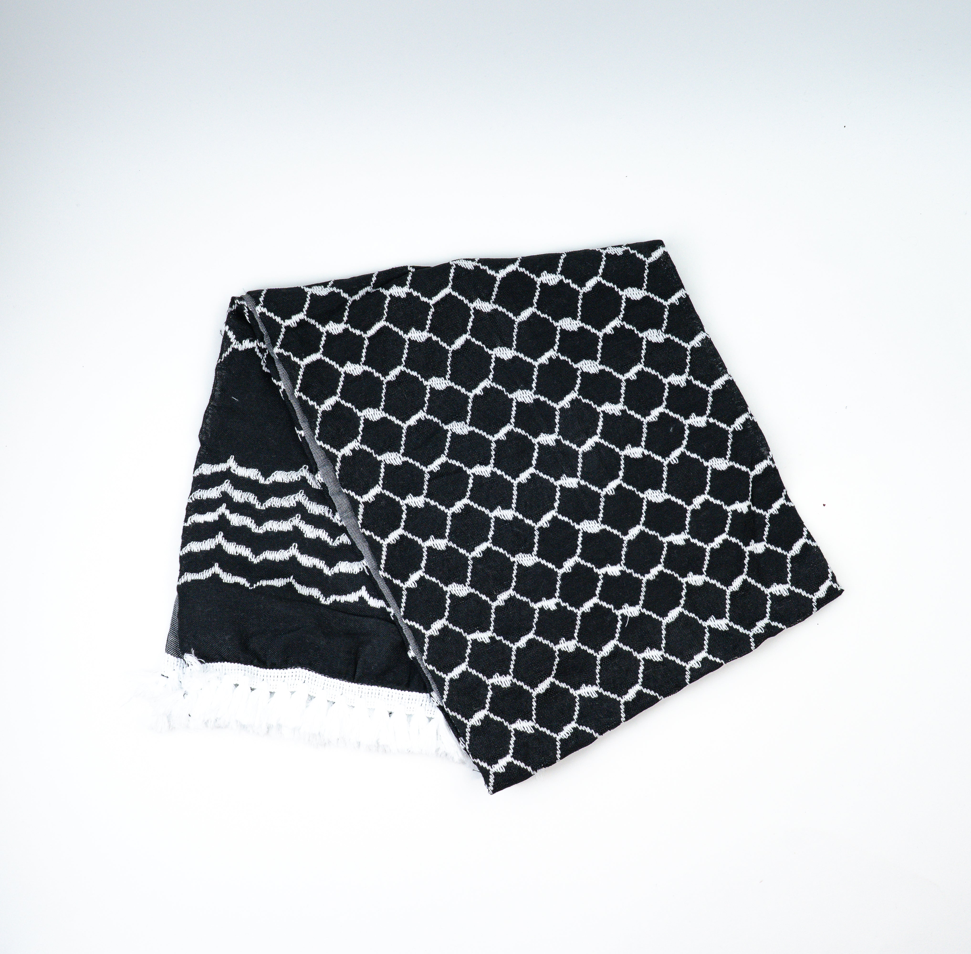Black Kuffiyeh - Schal 25 cm