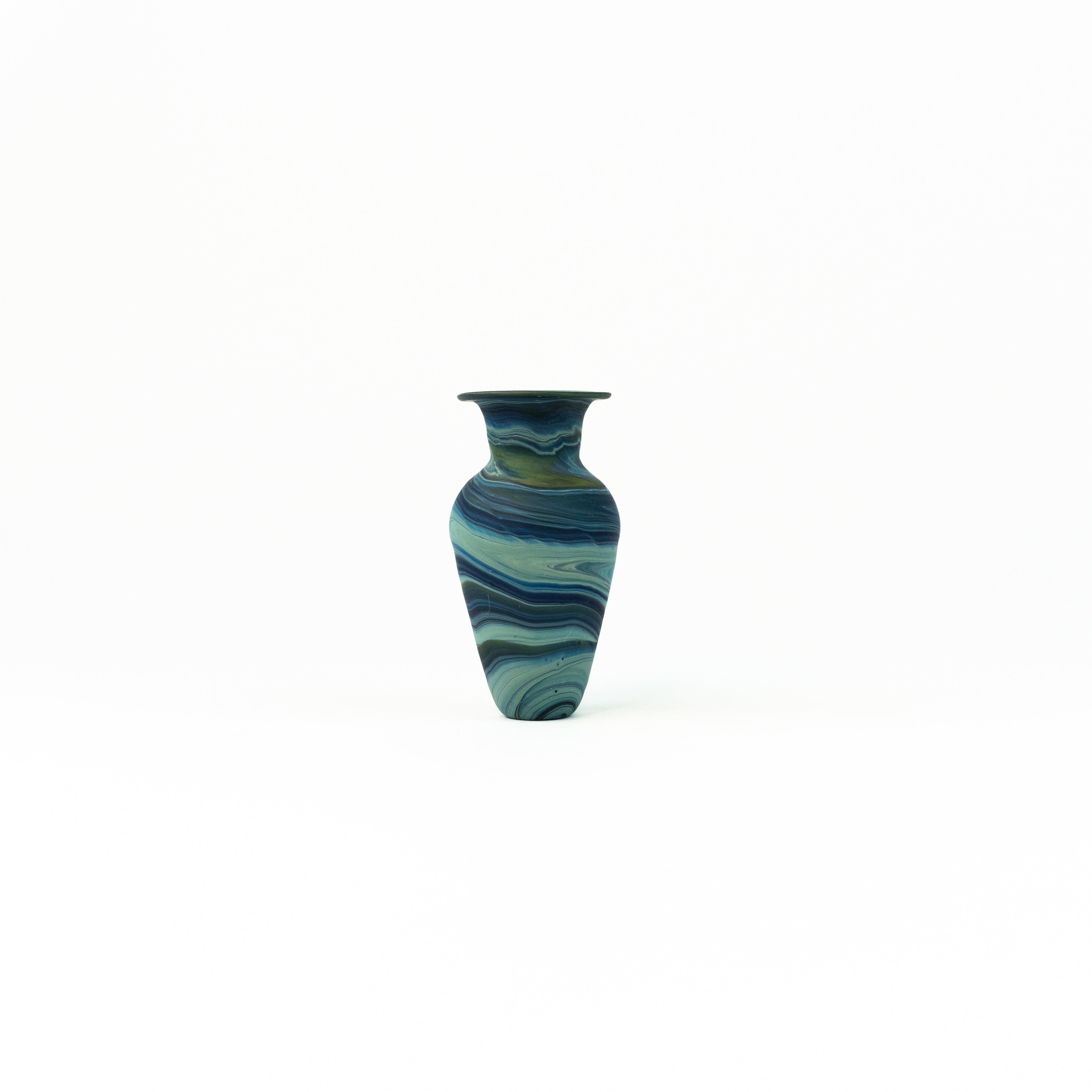 NEU XS Dekoration Blau – Recyceltes Glas & Handgeblasen