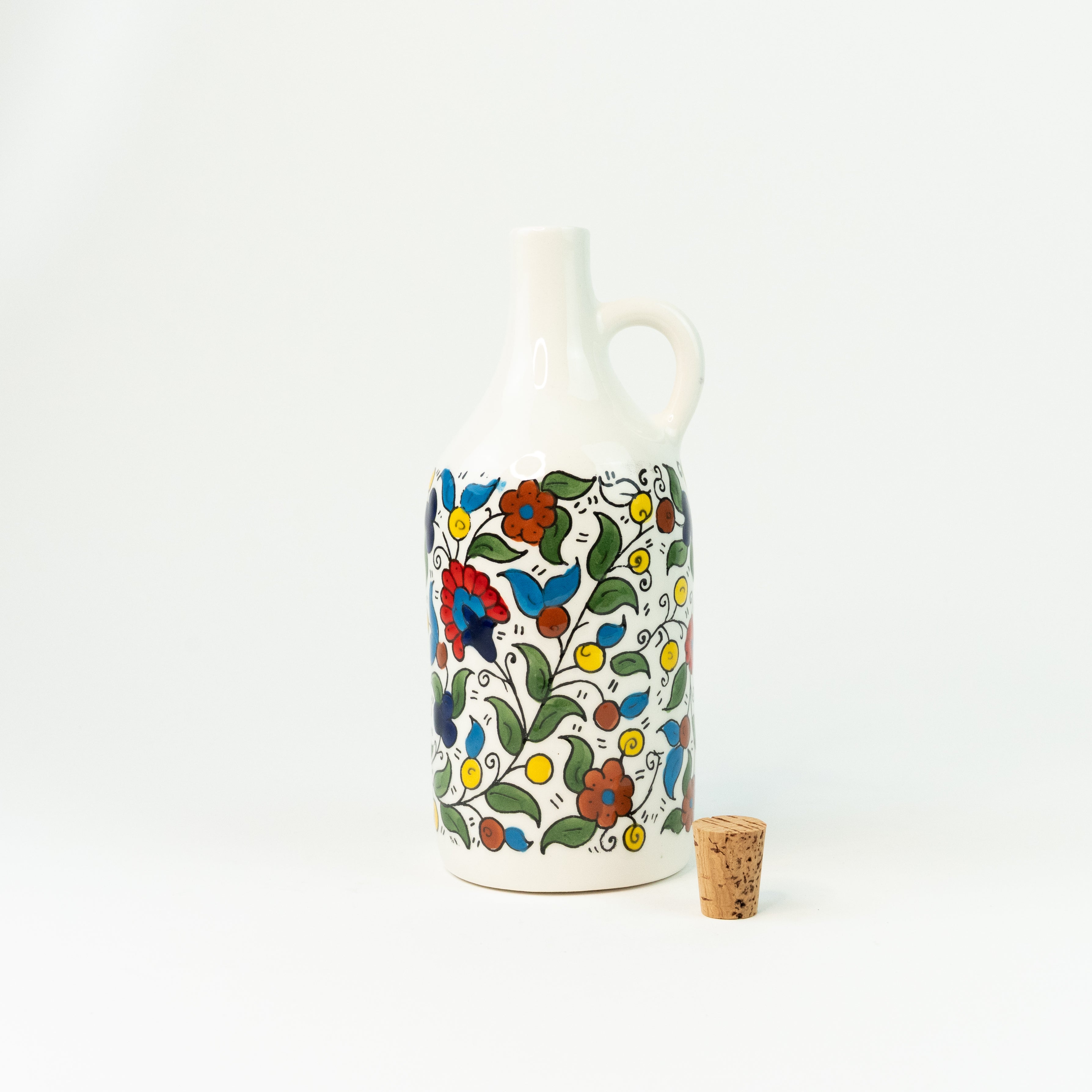 NEU Ölkanne Blume Bunt