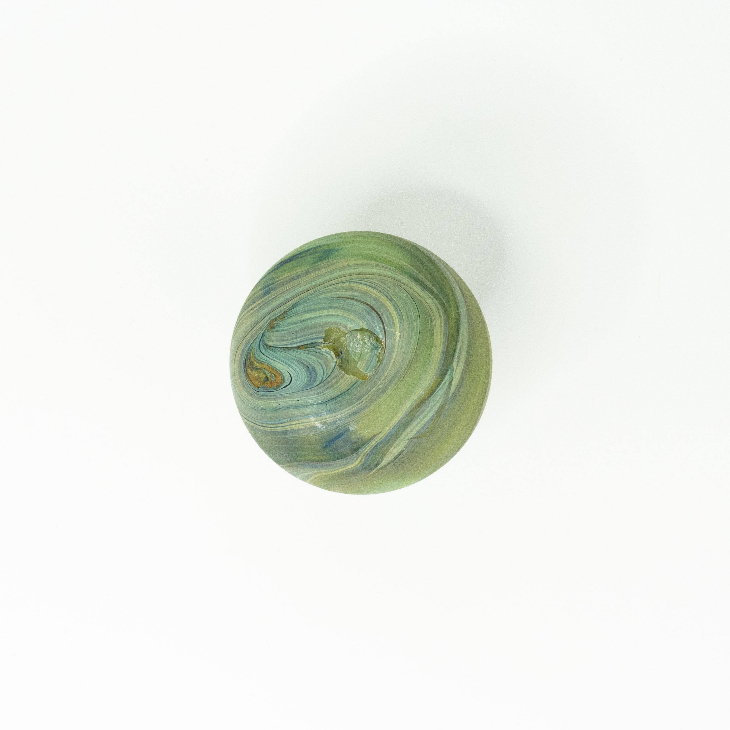 NEU Deko Mini Vase / Karaffe Limette Grün – Recyceltes Glas & Handgeblasen