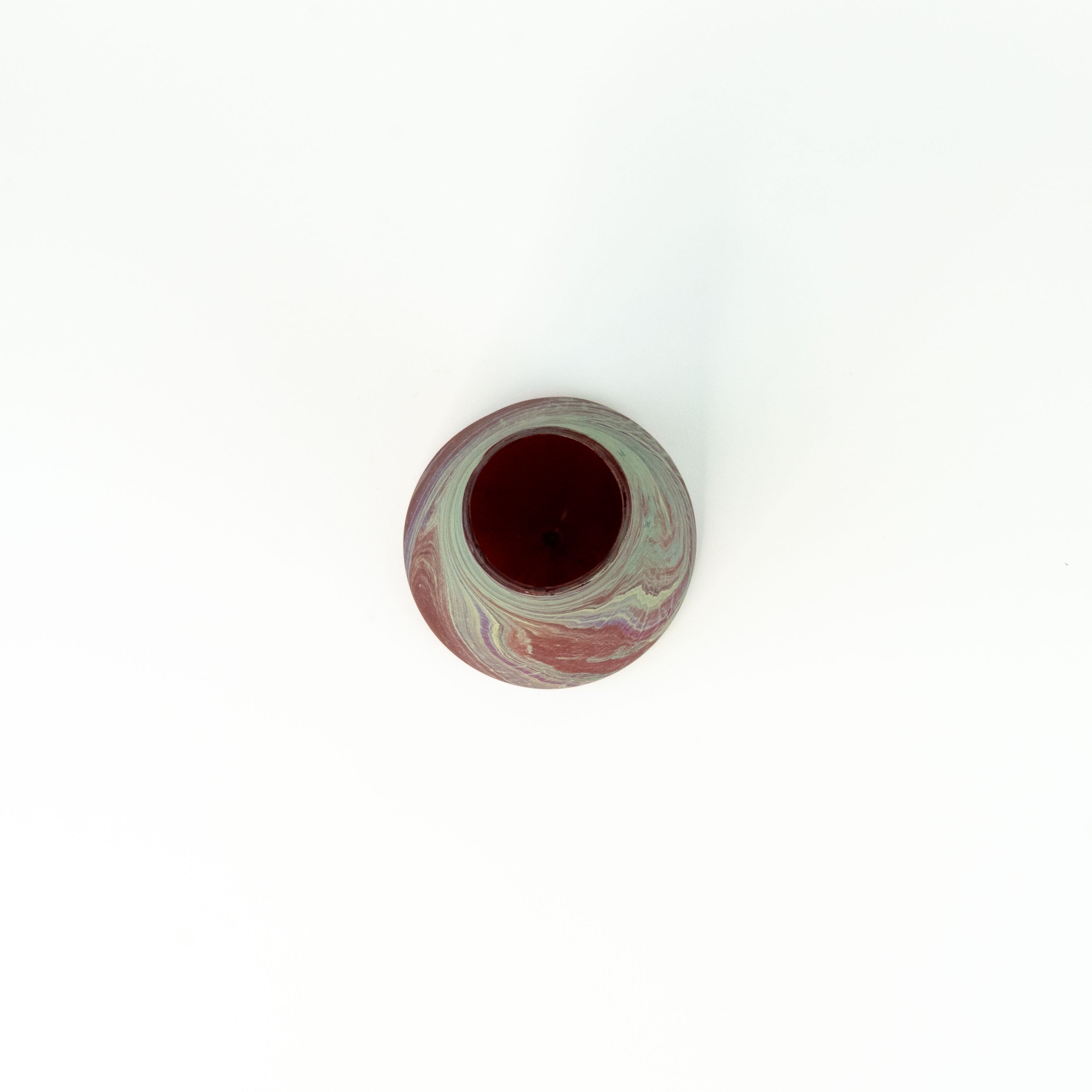 NEU Vase Rot – Recyceltes Glas & Handgeblasen
