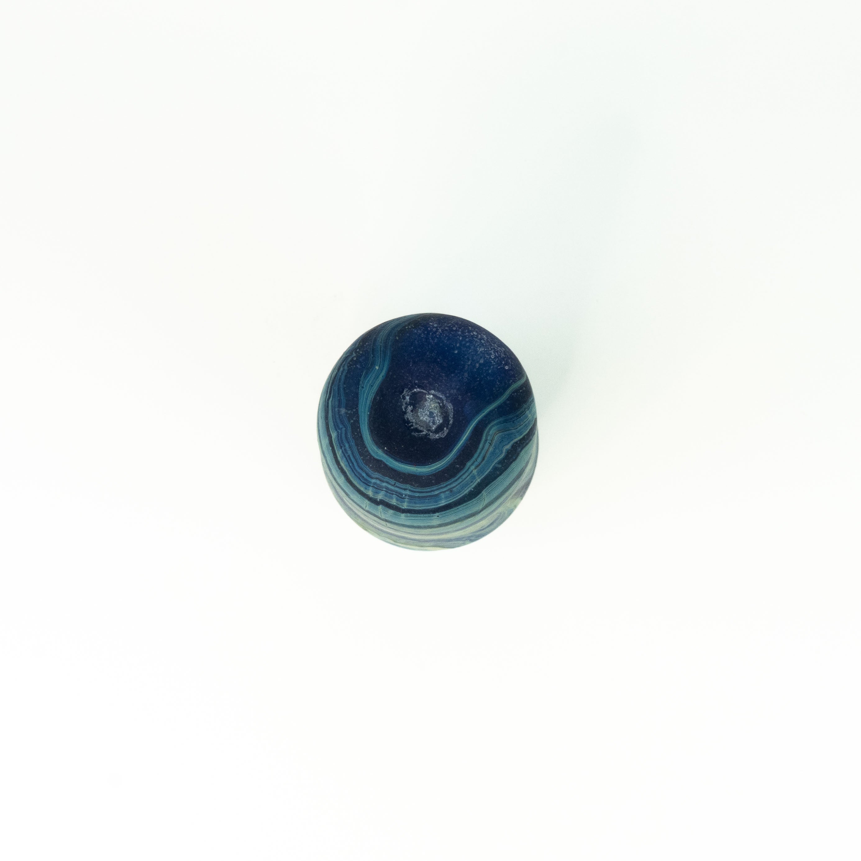 NEU Vase Trikolore Blau – Recyceltes Glas & Handgeblasen