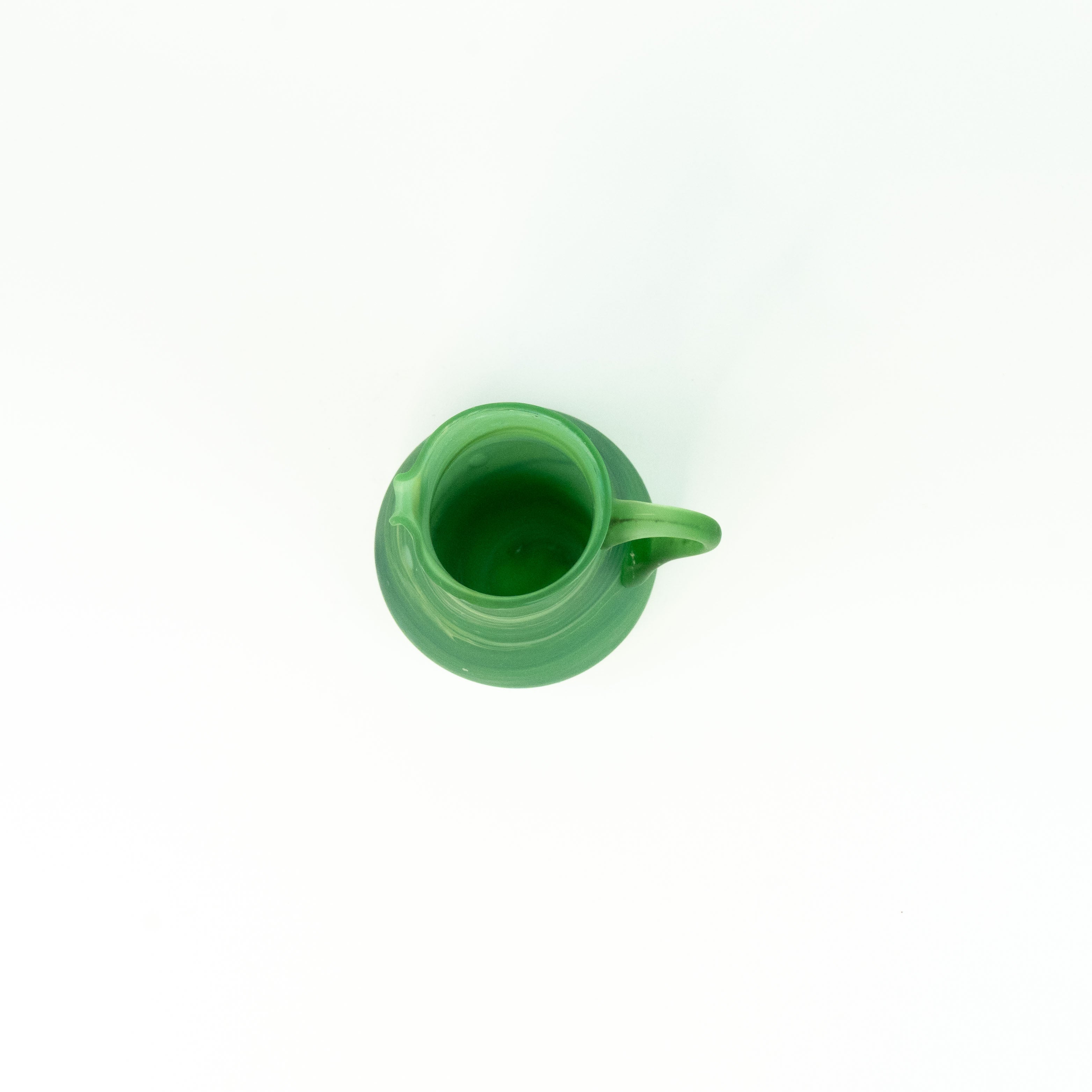 NEU Karaffe Grün – Recyceltes Glas & Handgeblasen