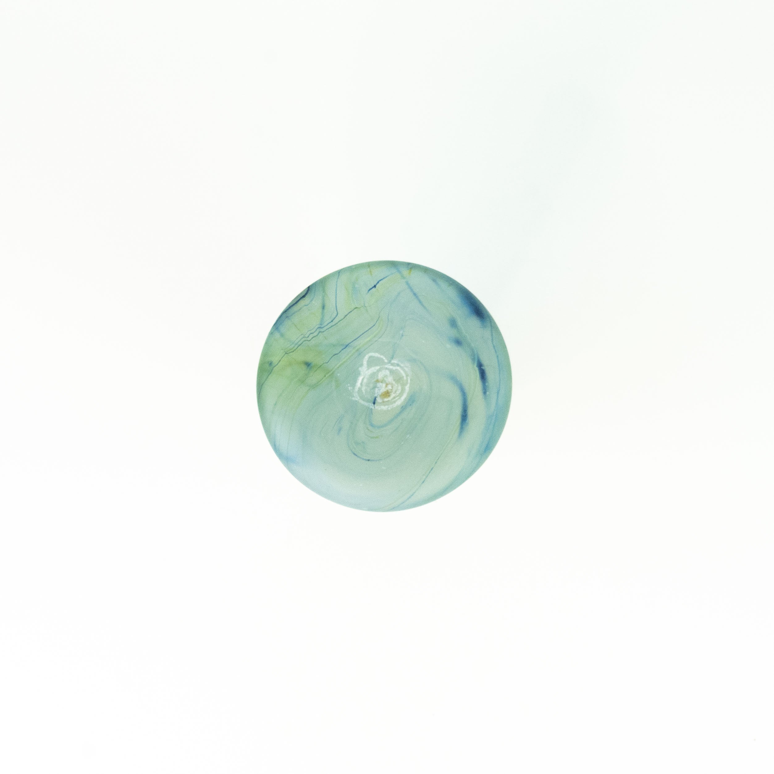 NEU Vase / Karaffe Trikolore Baby-Blue – Recyceltes Glas & Handgeblasen