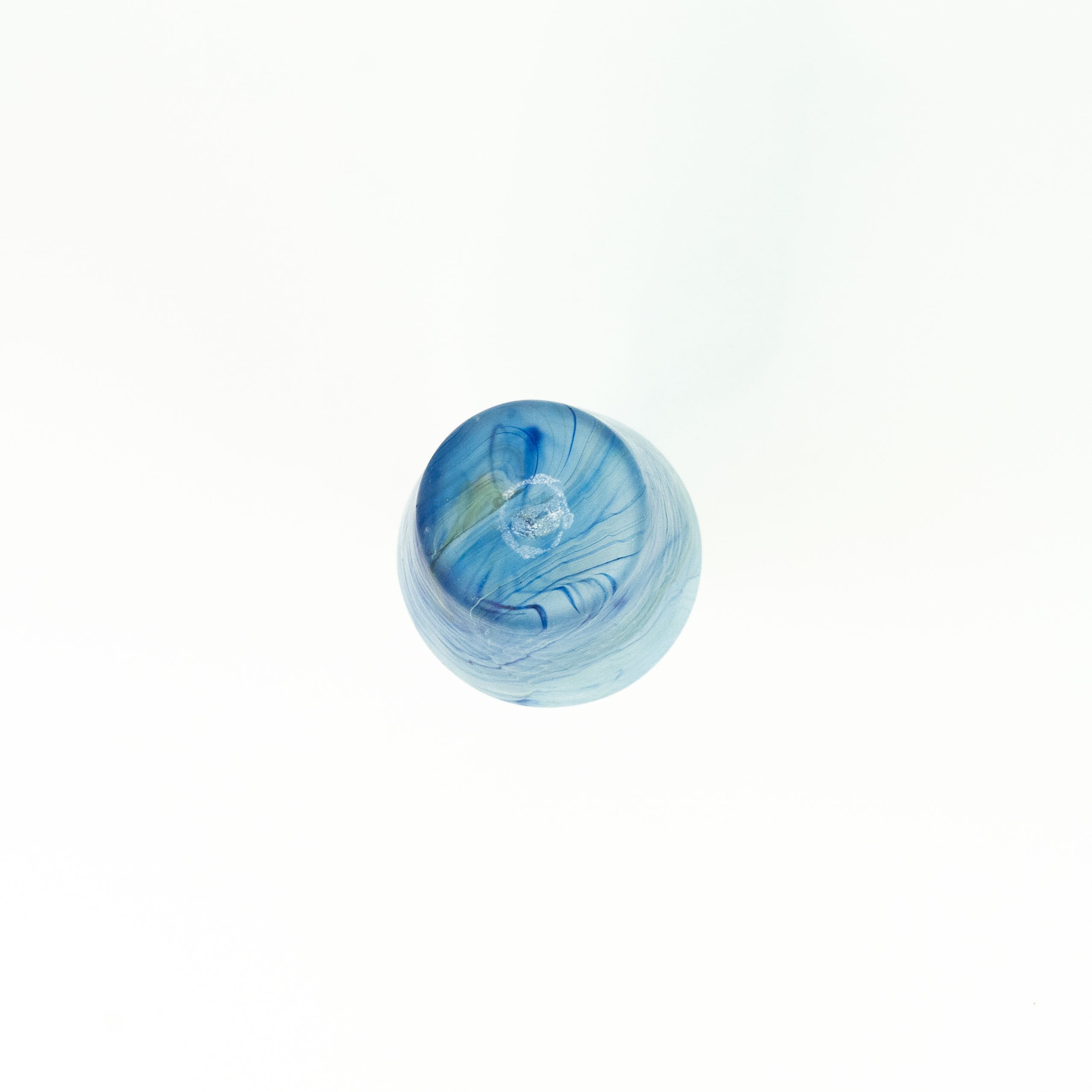 NEU Vase / Karaffe Baby-Blue – Recyceltes Glas & Handgeblasen