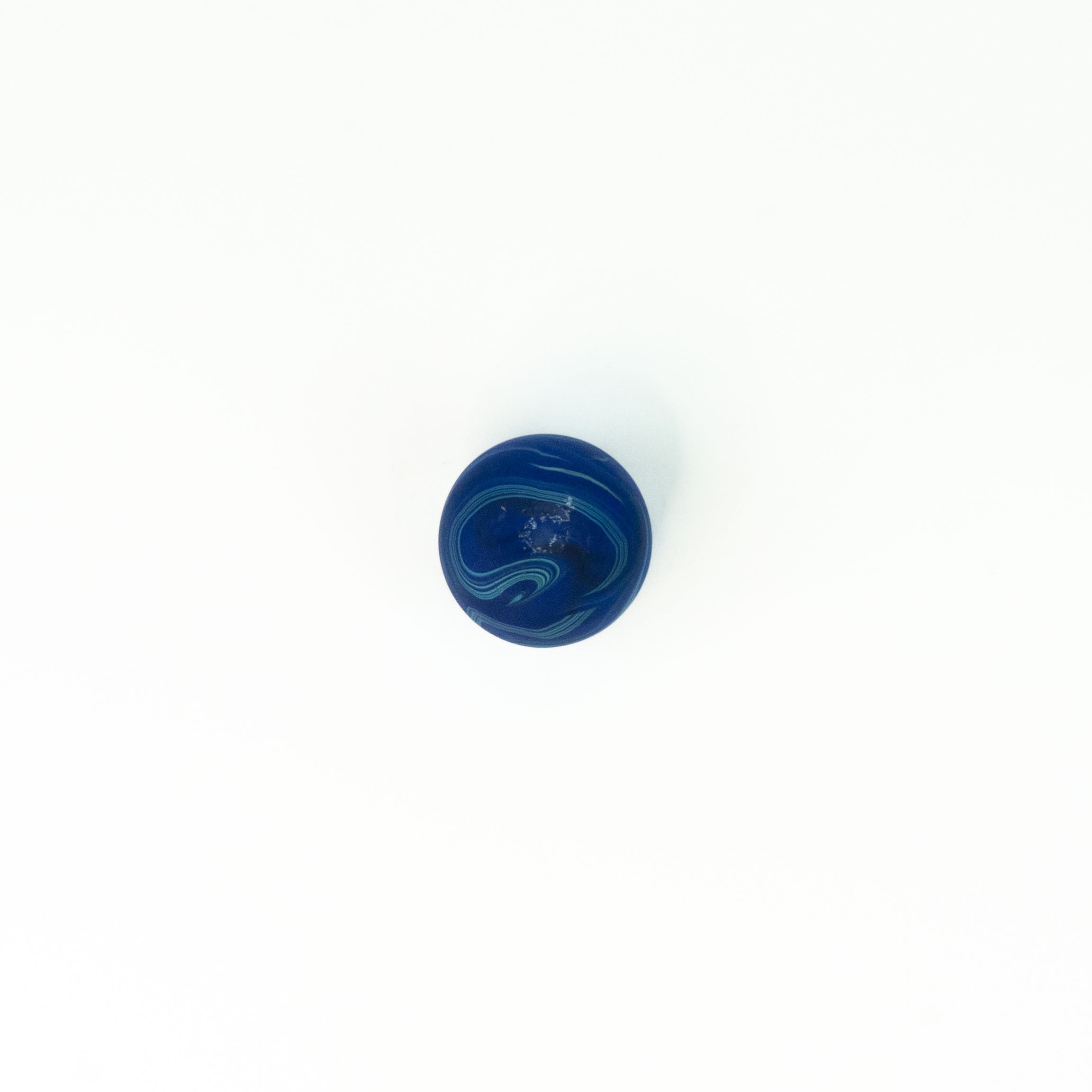 Neu Mini Glas Blau – Recyceltes Glas & Handgeblasen