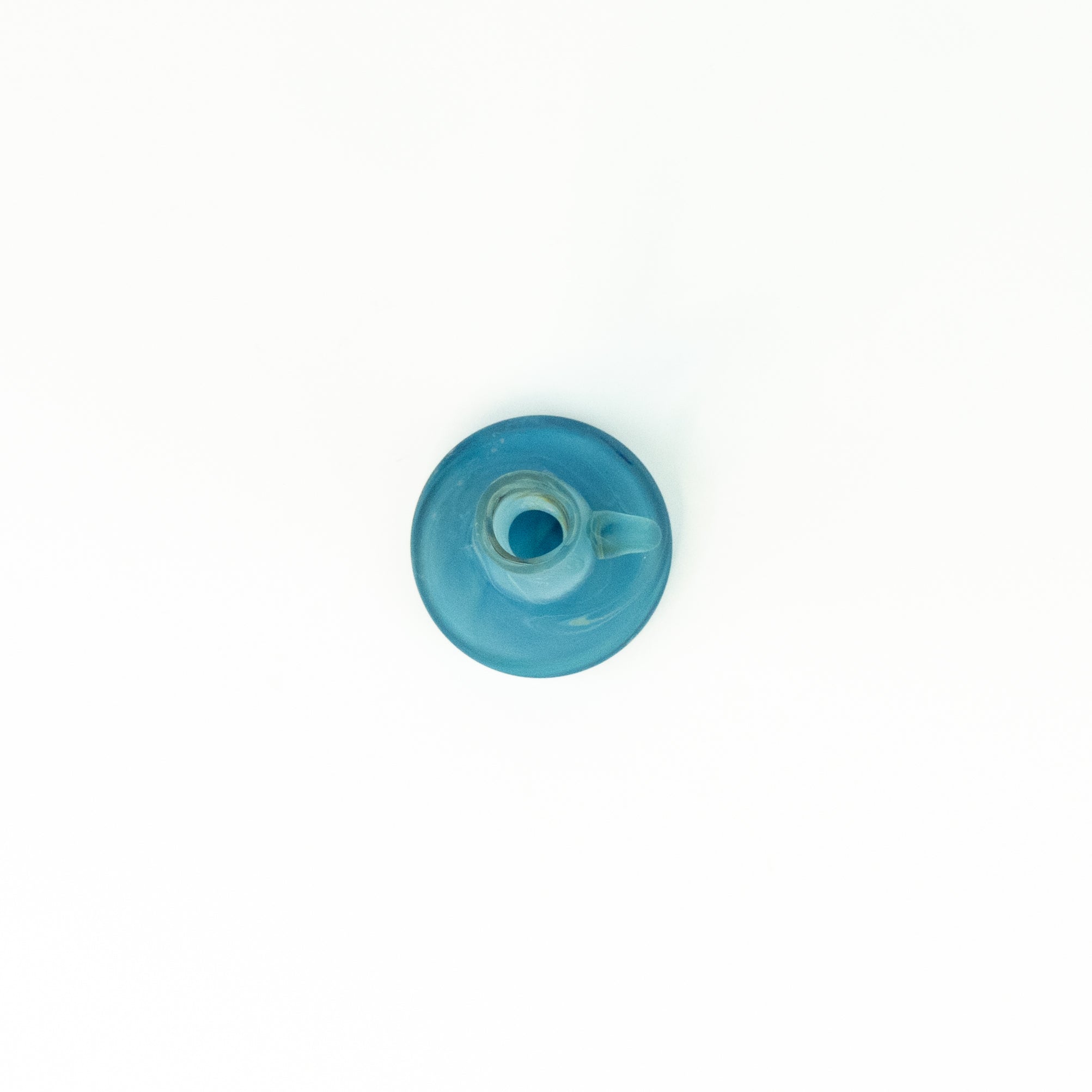 NEU Mini Vase / Karaffe Babyblue – Recyceltes Glas & Handgeblasen