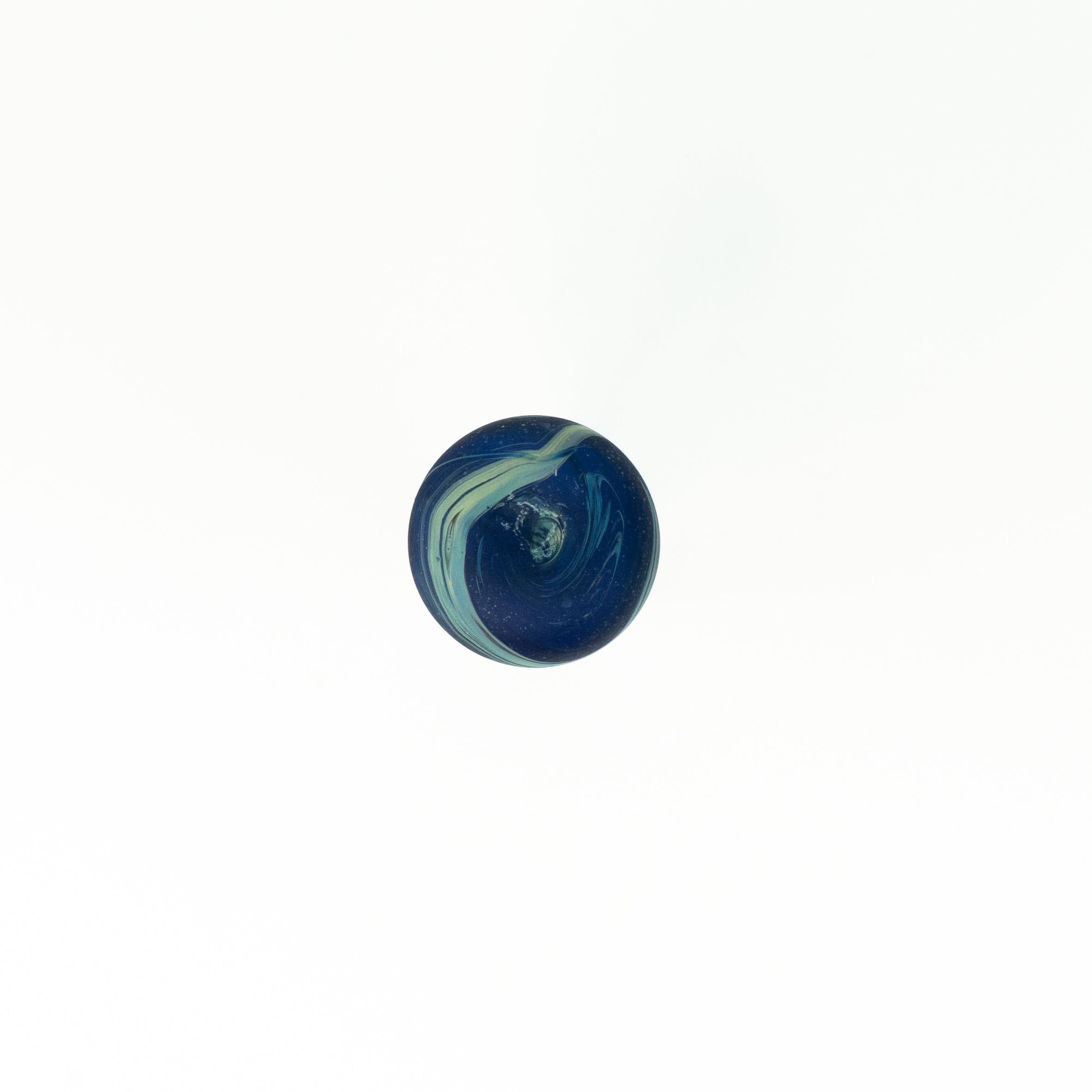 NEU Mini Vase / Karaffe Blau – Recyceltes Glas & Handgeblasen