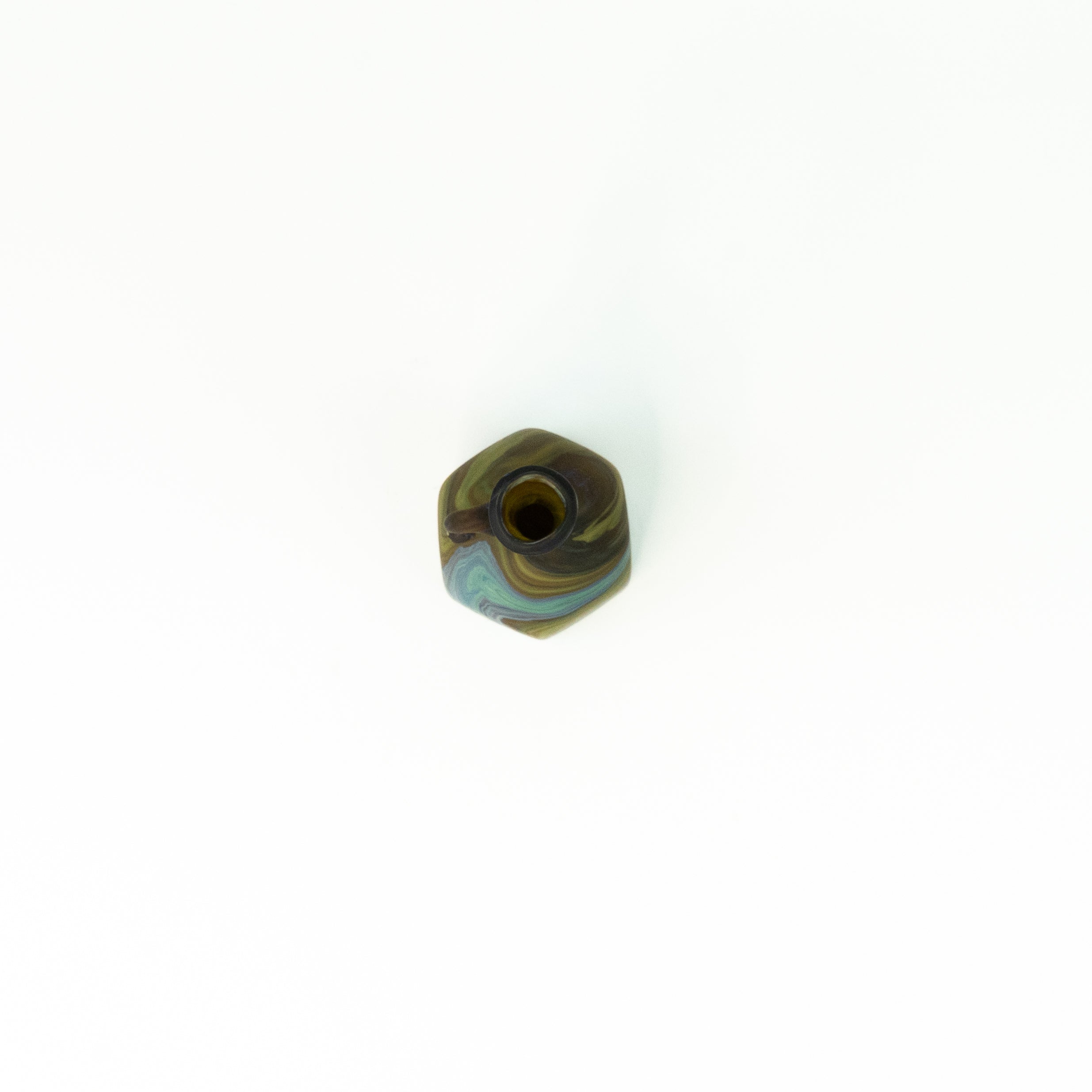 NEU Mini Vase / Karaffe Babyblue – Recyceltes Glas & Handgeblasen