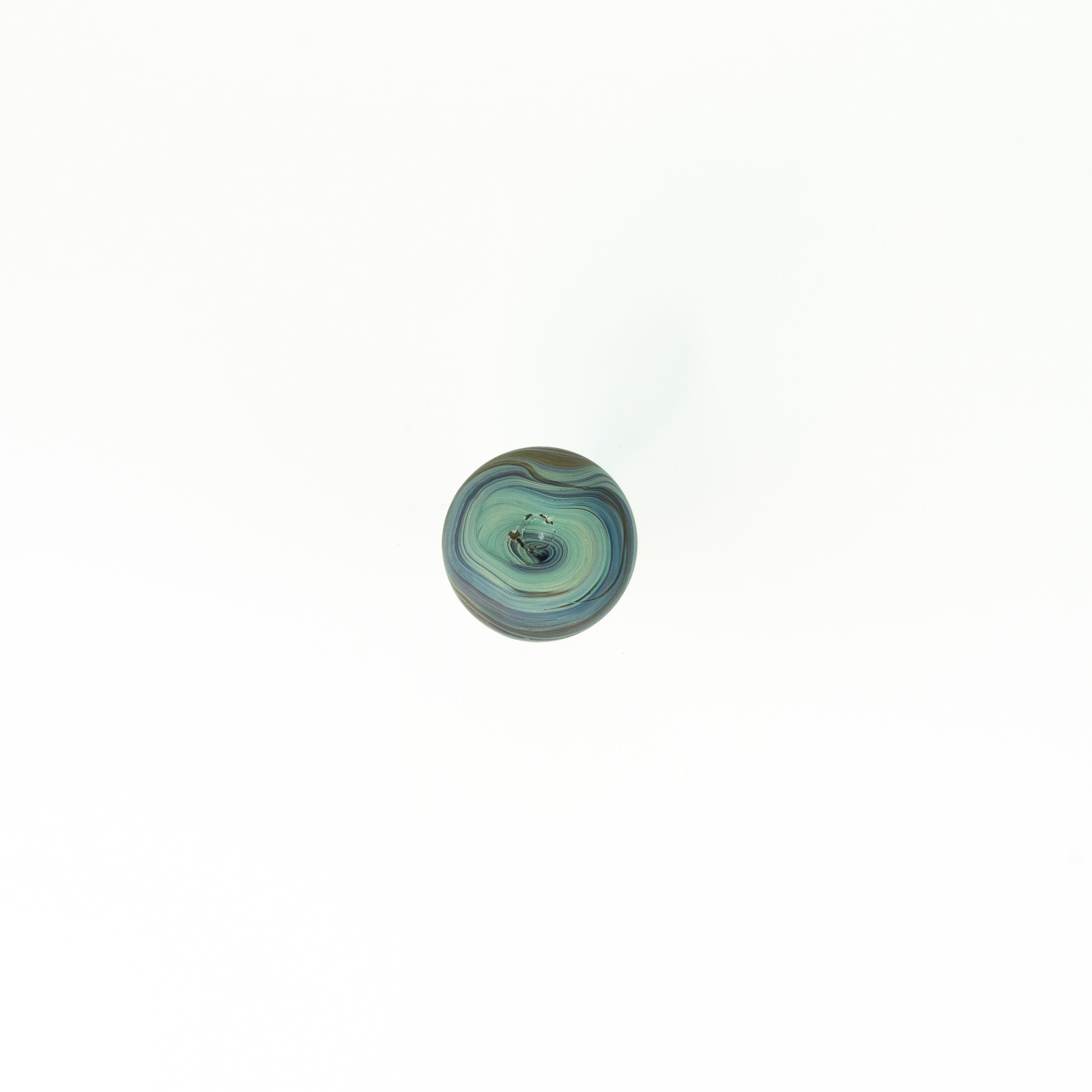 NEU Mini Vase / Karaffe Blau – Recyceltes Glas & Handgeblasen