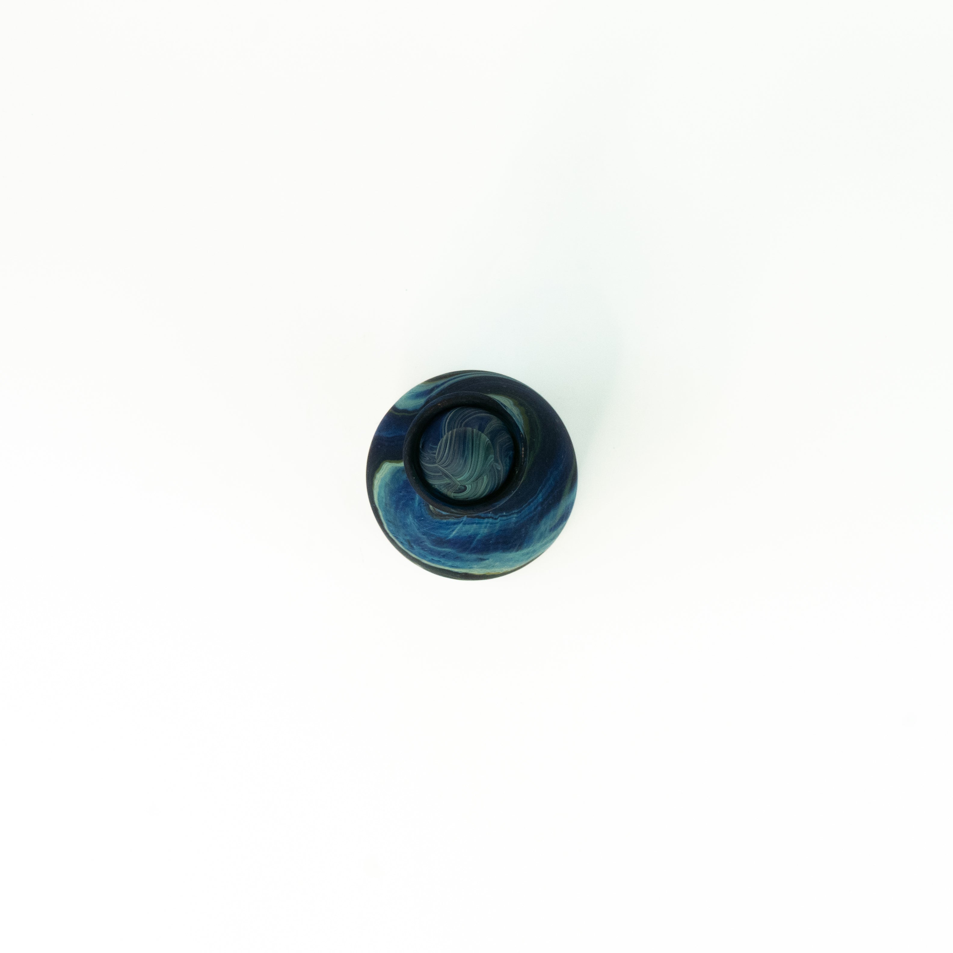 NEU Karaffe Blau – Recyceltes Glas & Handgeblasen