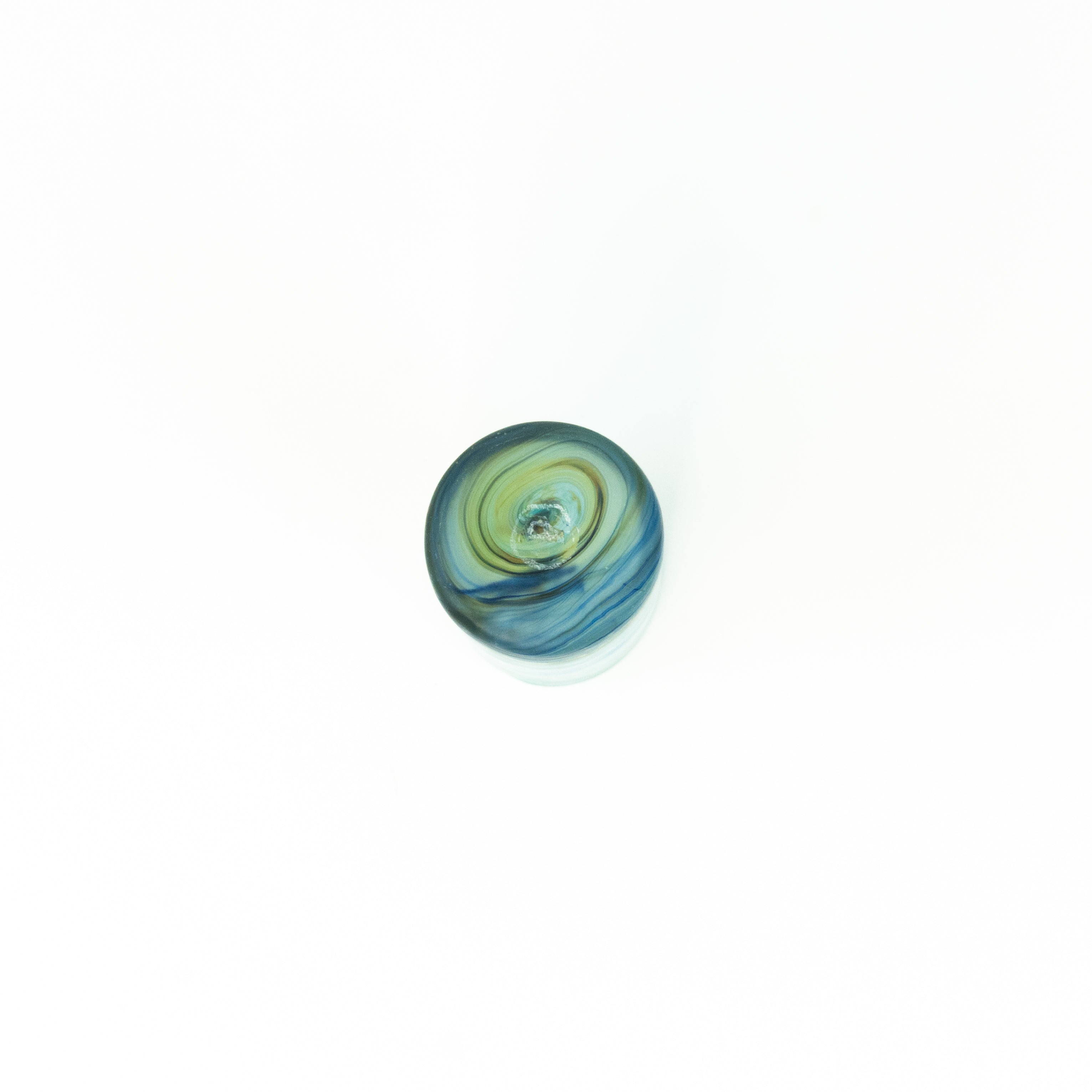 NEU Glas Babyblue – Recyceltes Glas & Handgeblasen