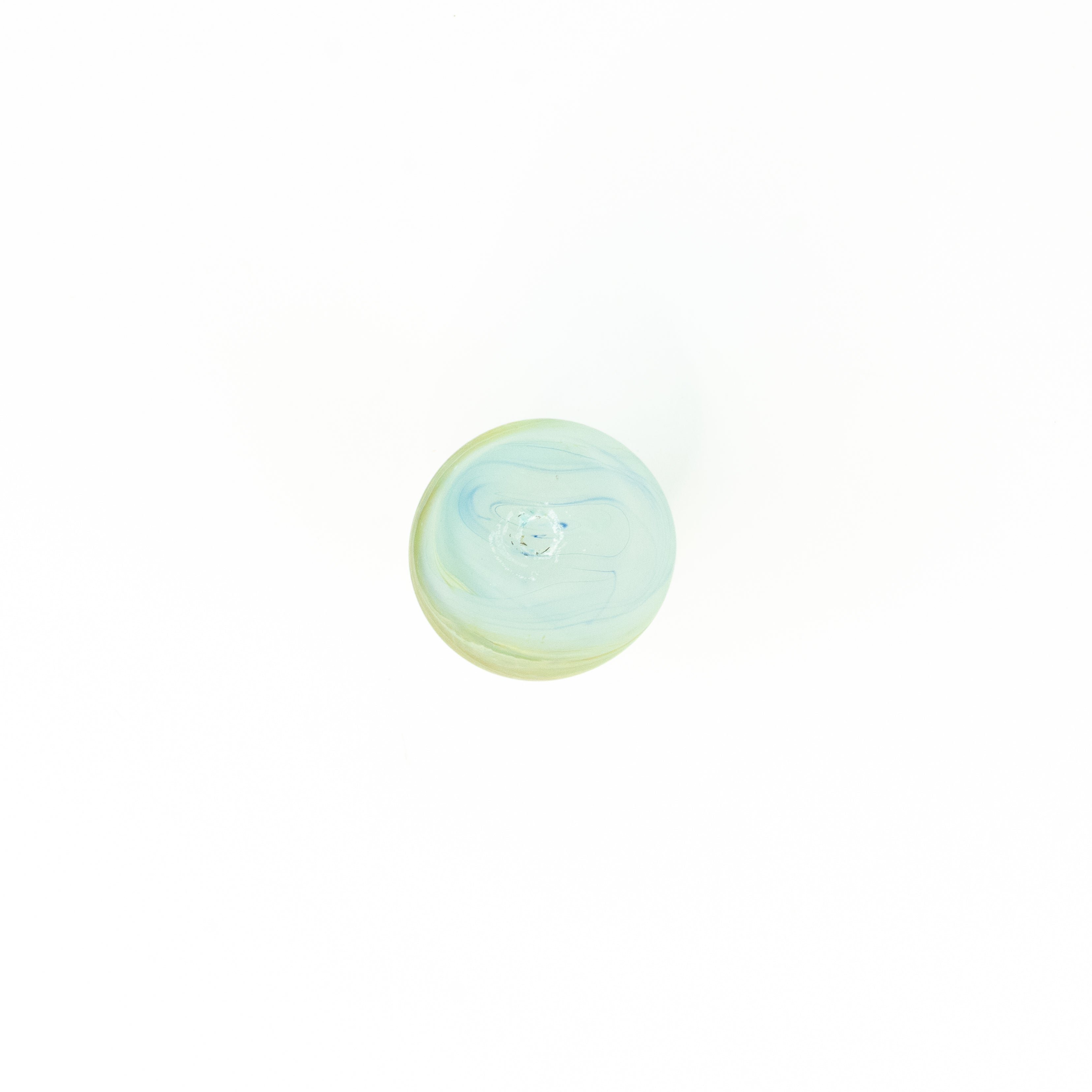 NEU Mini Vase / Karaffe Babyblue – Recyceltes Glas & Handgeblasen