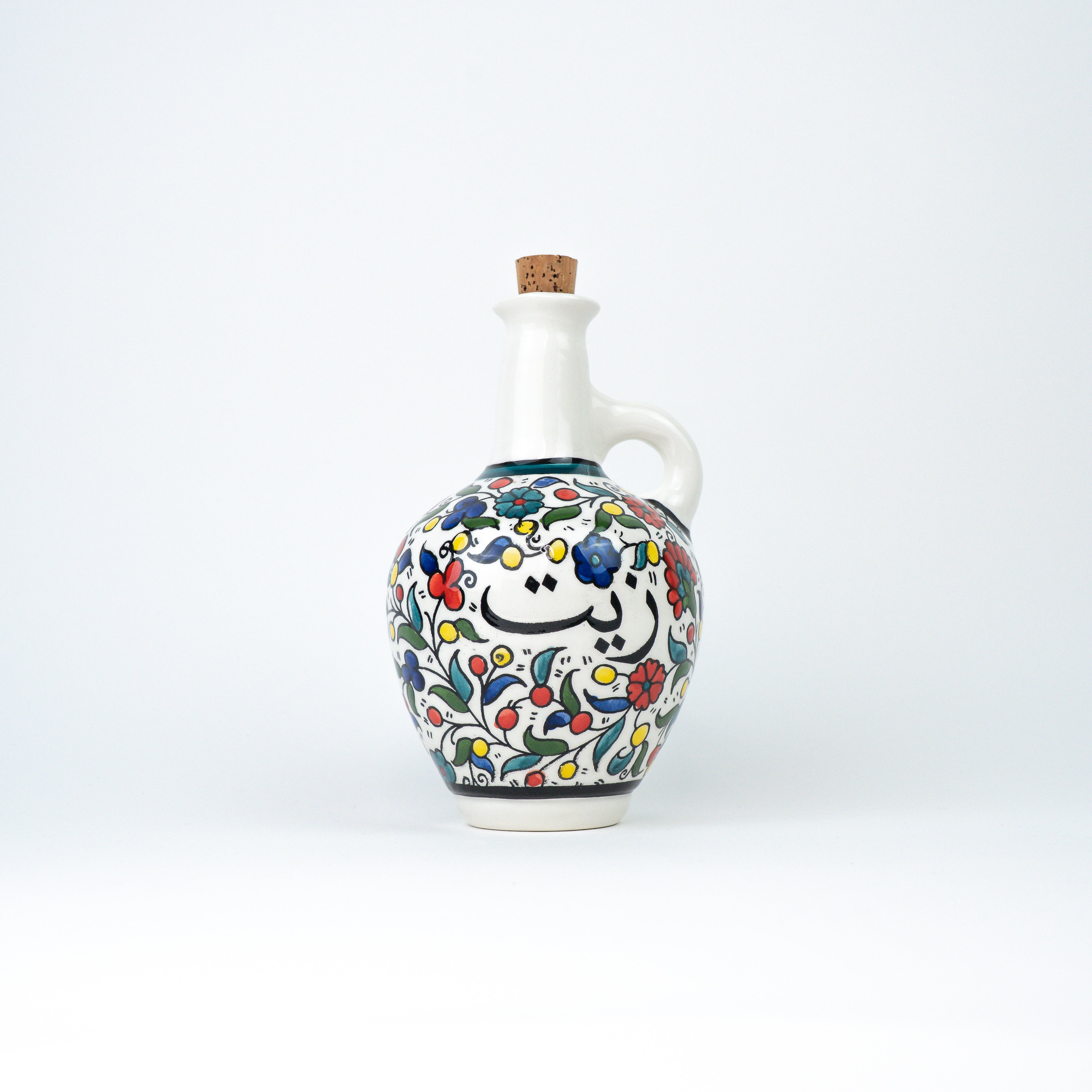 Ölkanne Blume türkis