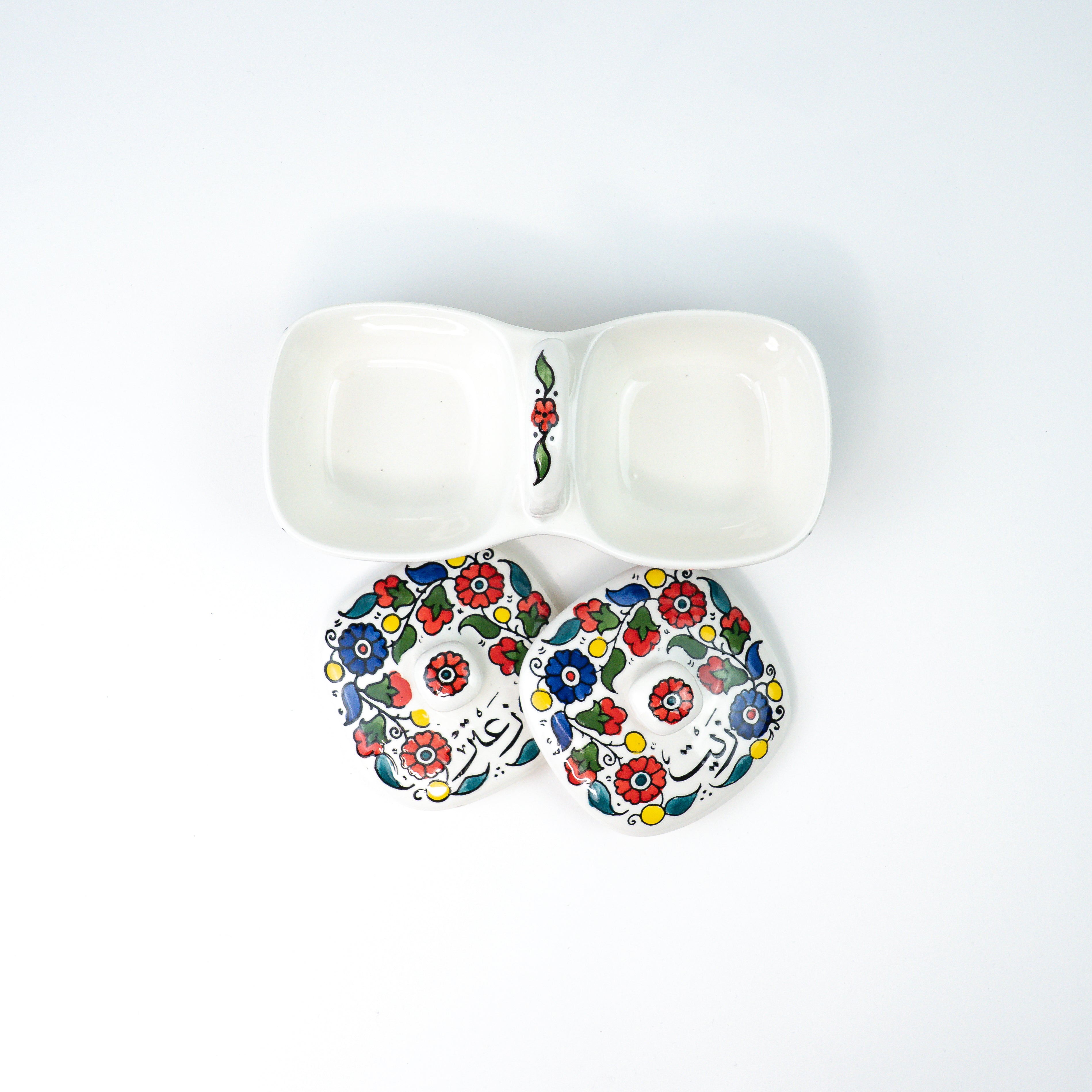 Olive oil &amp; za'atar basket, colorful