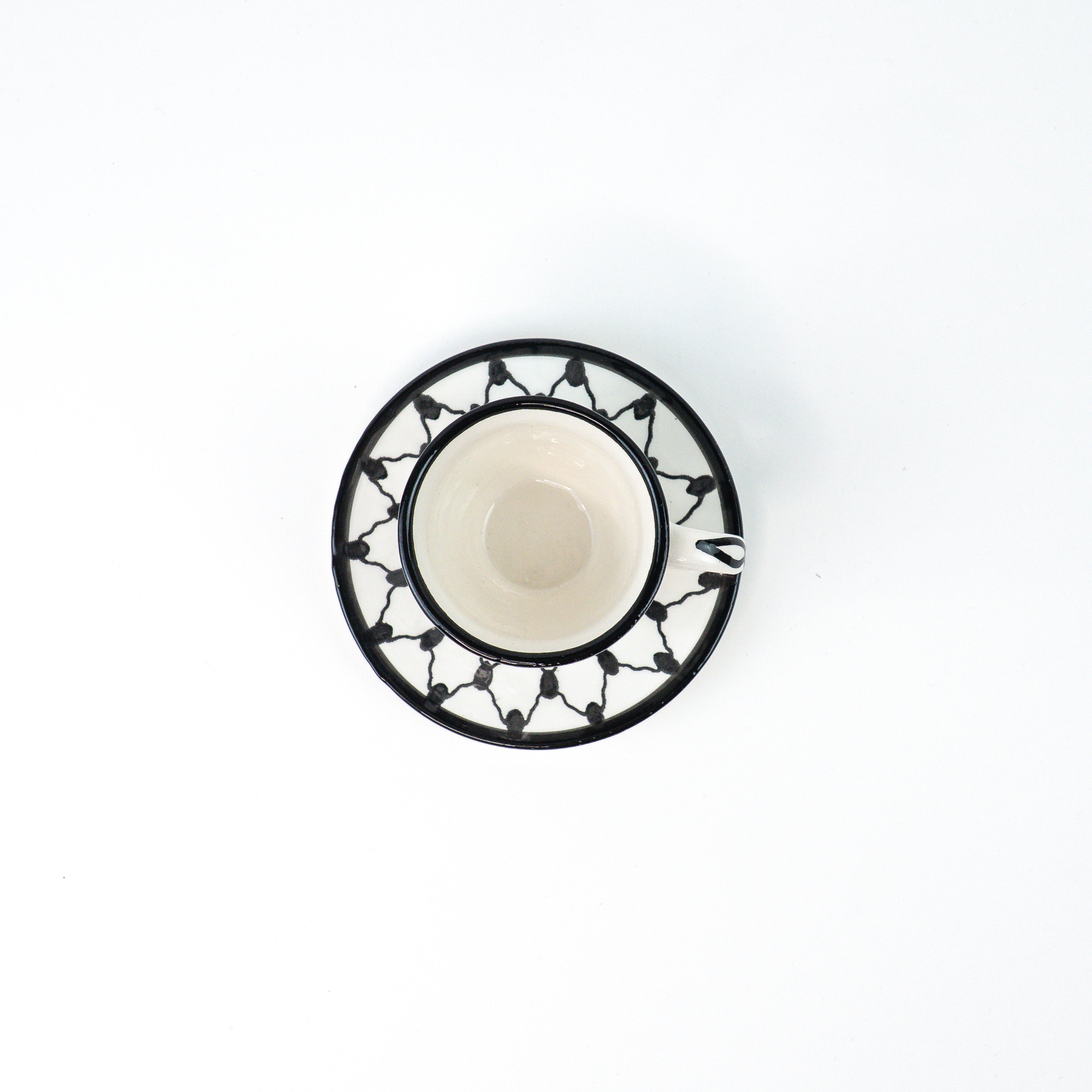 Kuffiyeh Esspressotasse mit unterteller