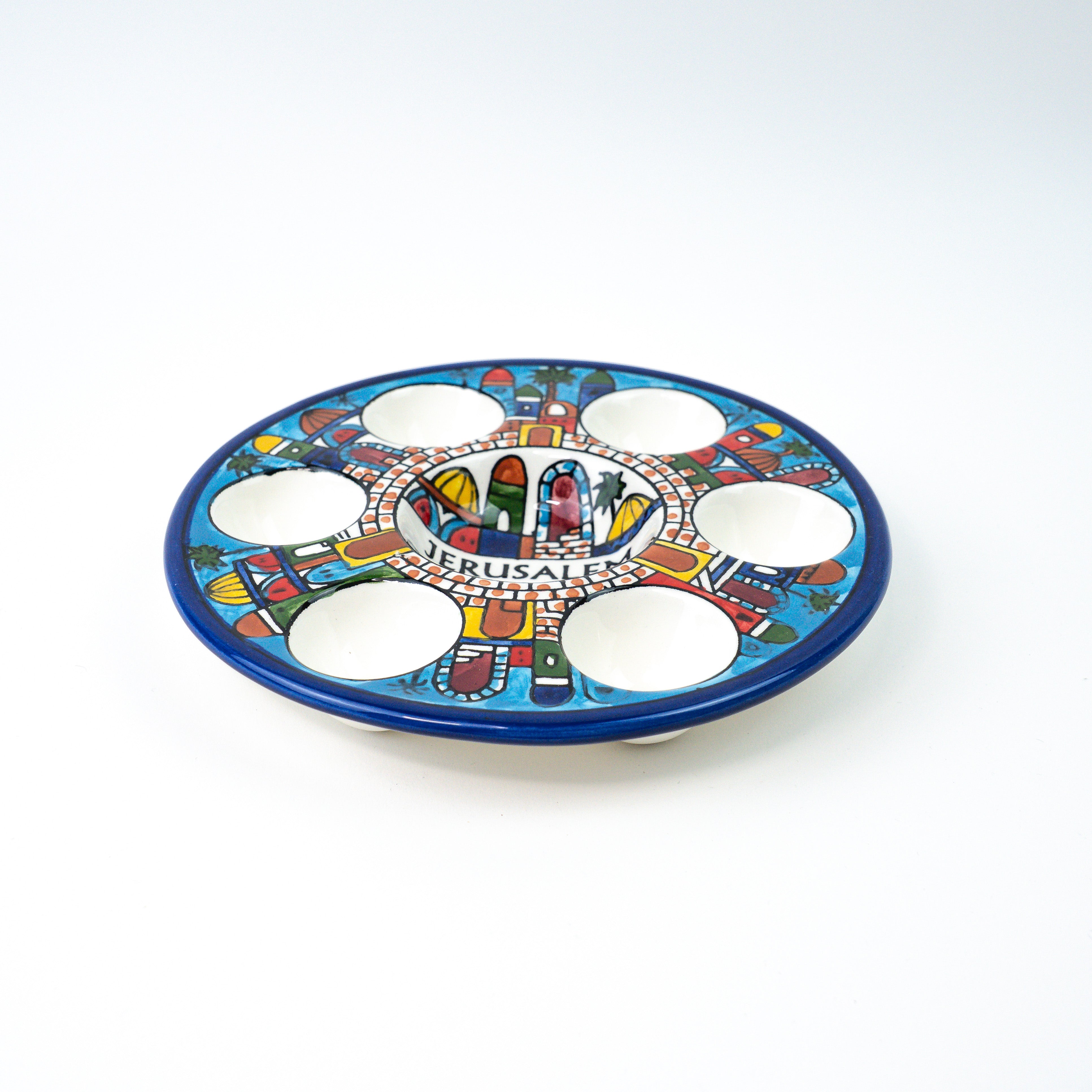 6 egg plates Jerusalem