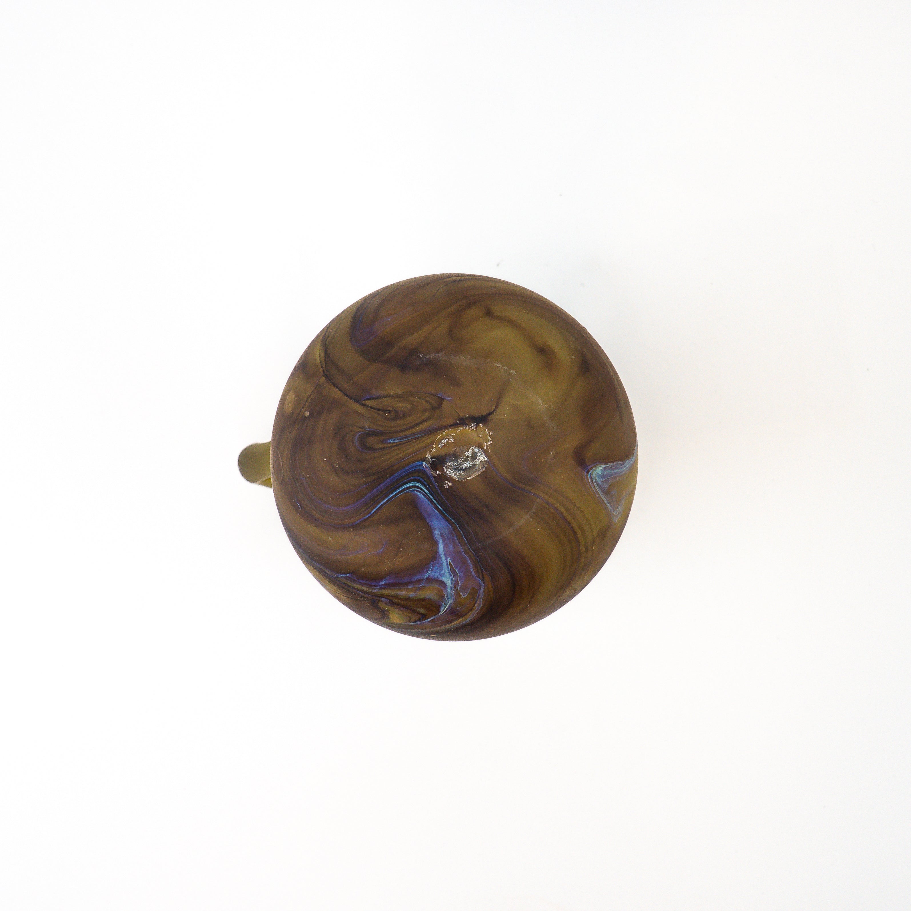 Hebron Carafe Brown – Recycled Glass &amp; Hand-Blown