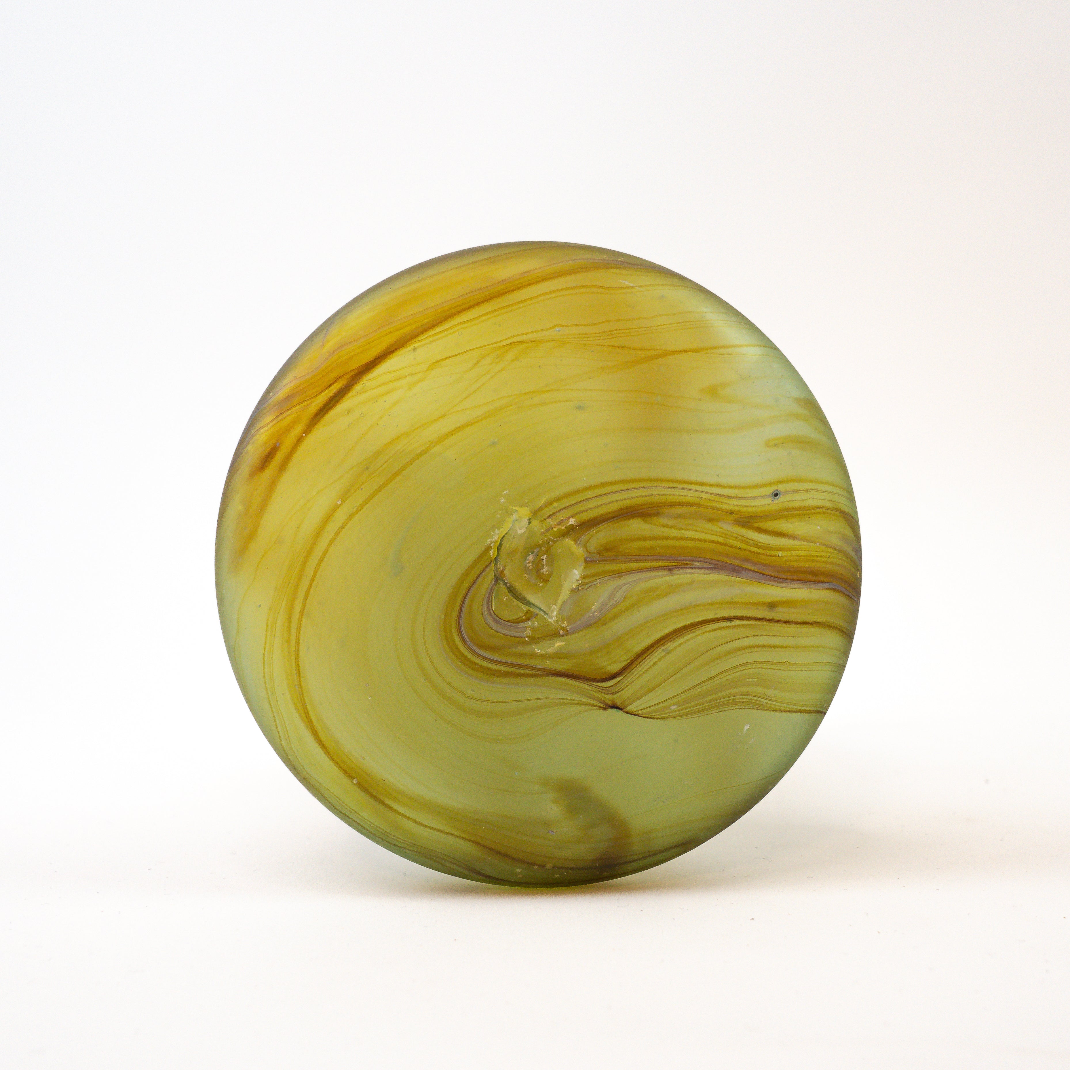 Hebron Kerzenständer Braun Grün – Recyceltes Glas & Handgeblasen