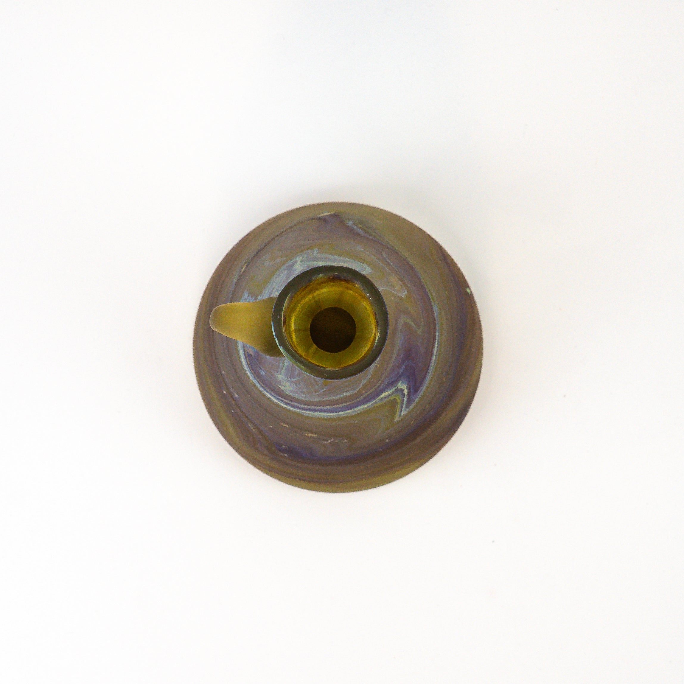 Hebron Carafe Brown – Recycled Glass &amp; Hand-Blown