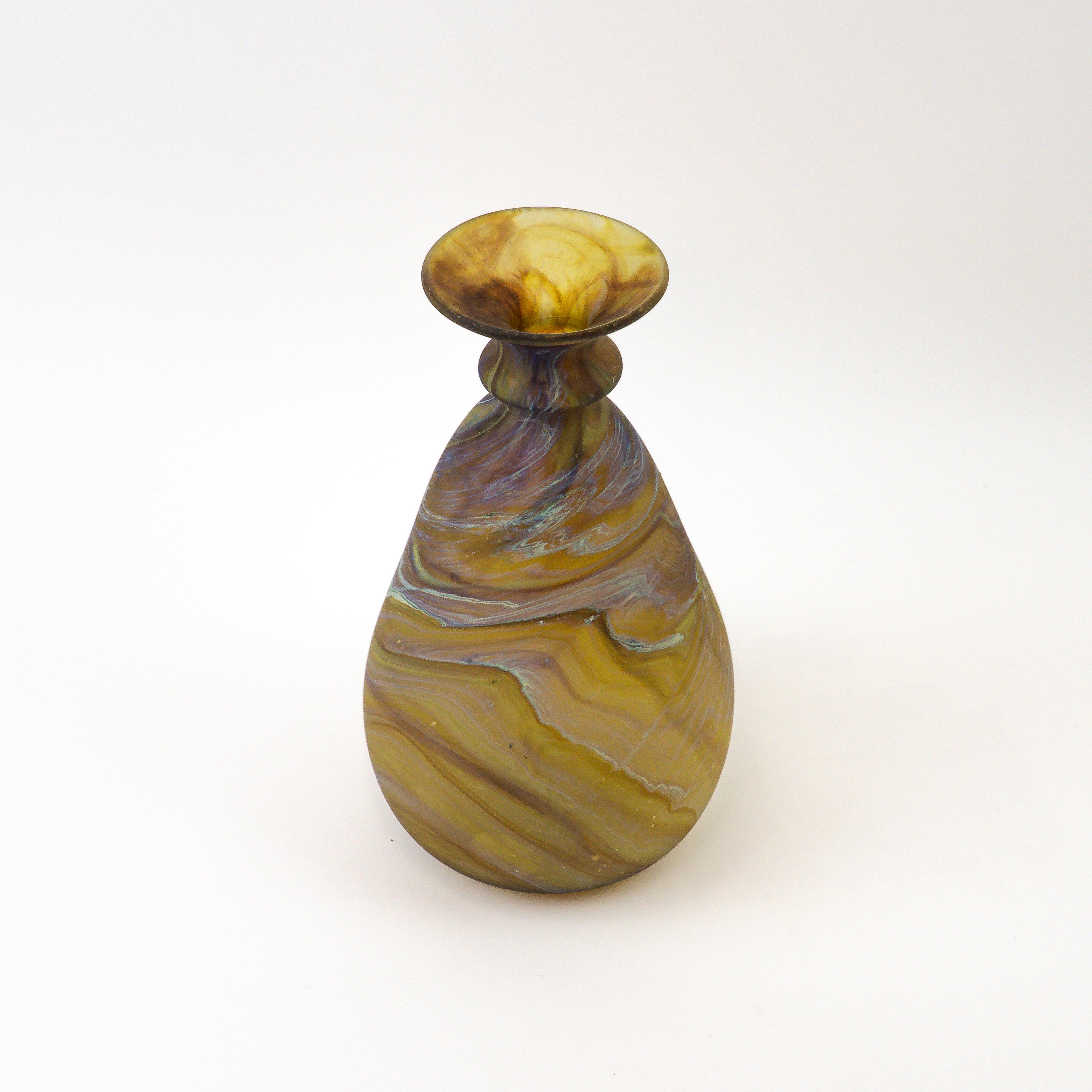 Hebron Vase / Karaffe Braun – Recyceltes Glas & Handgeblasen