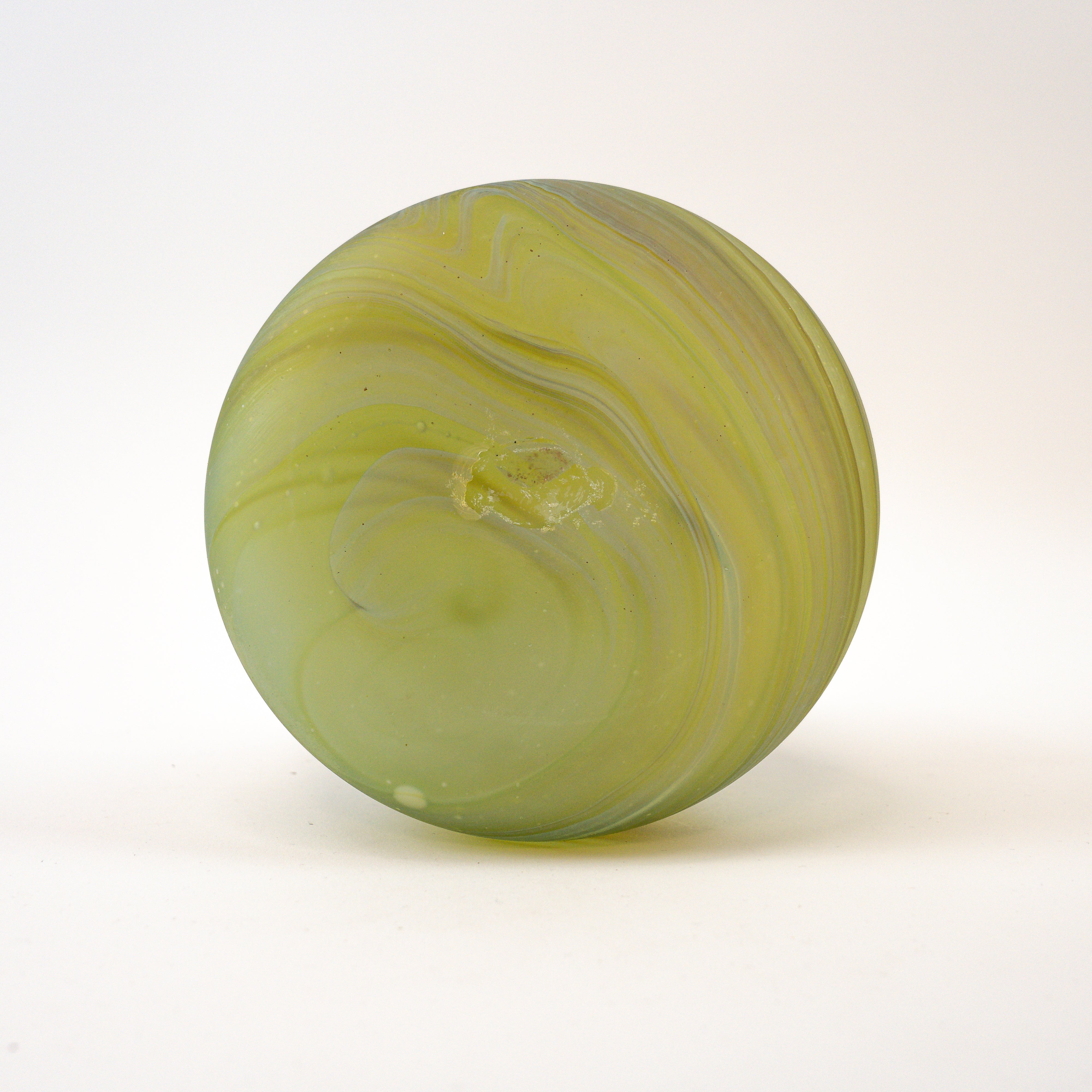 Hebron Carafe Green Brown – Recycled Glass &amp; Hand-blown