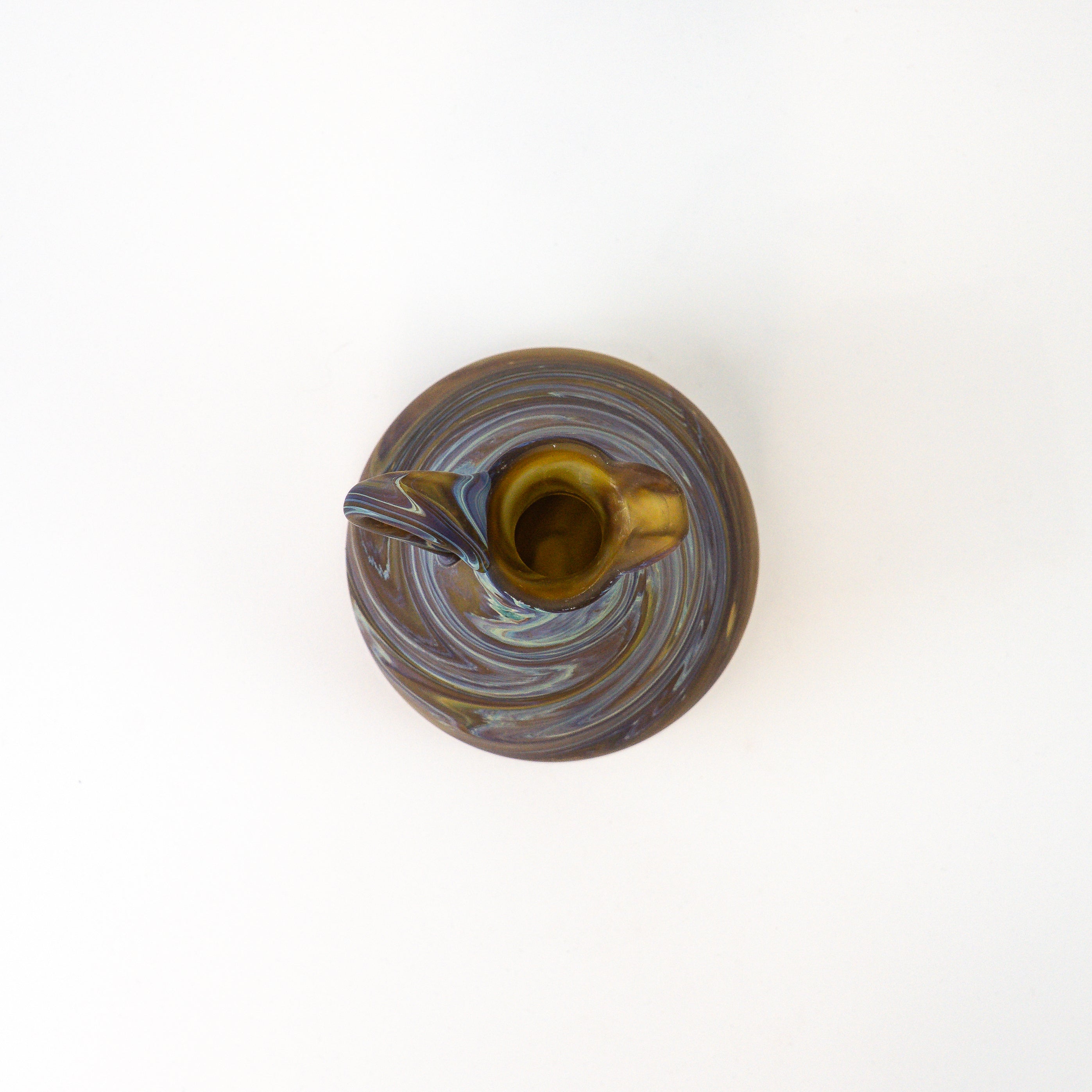 Hebron Carafe Brown – Recycled Glass &amp; Hand-Blown