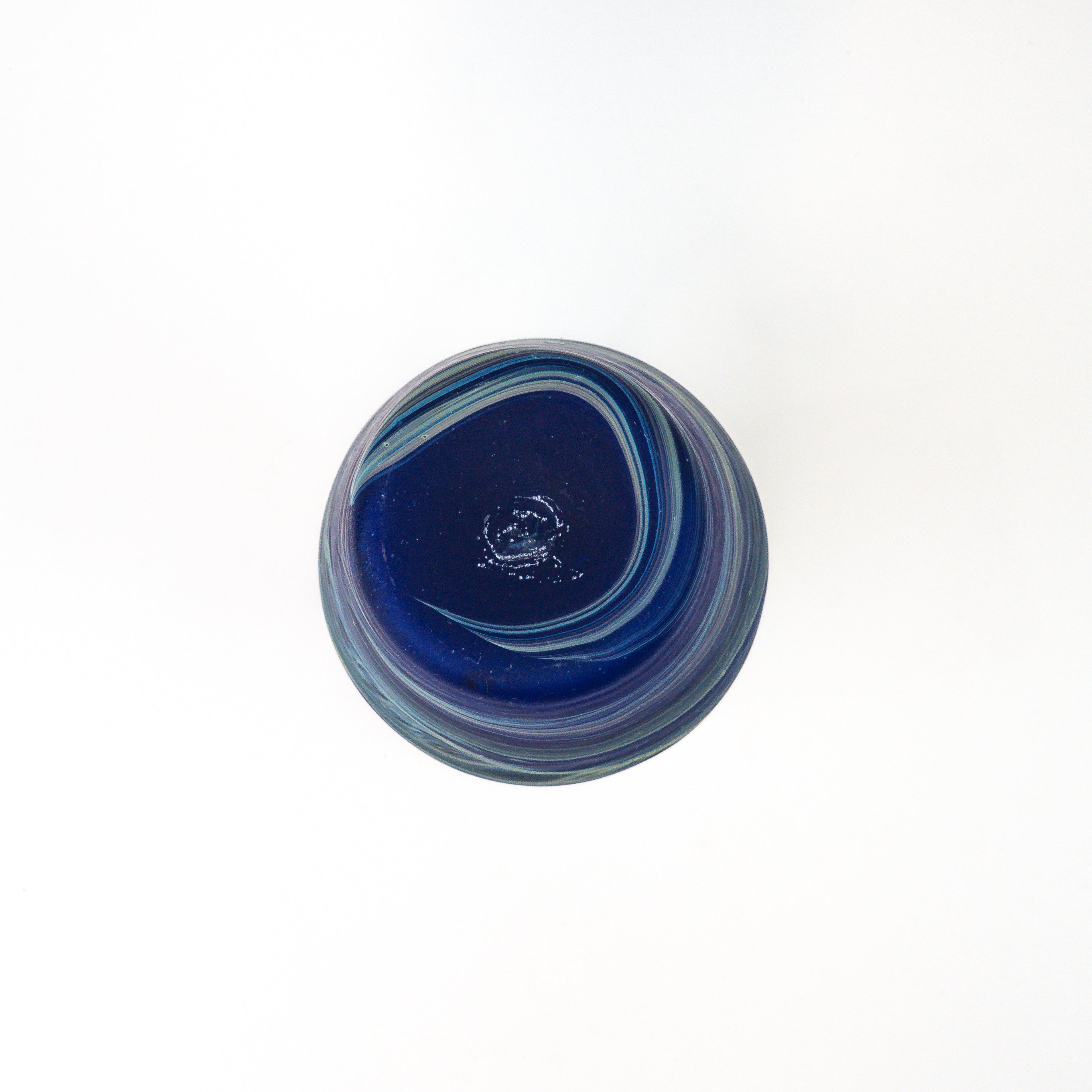 Hebron Blue Carafe – Recycled Glass &amp; Hand-Blown