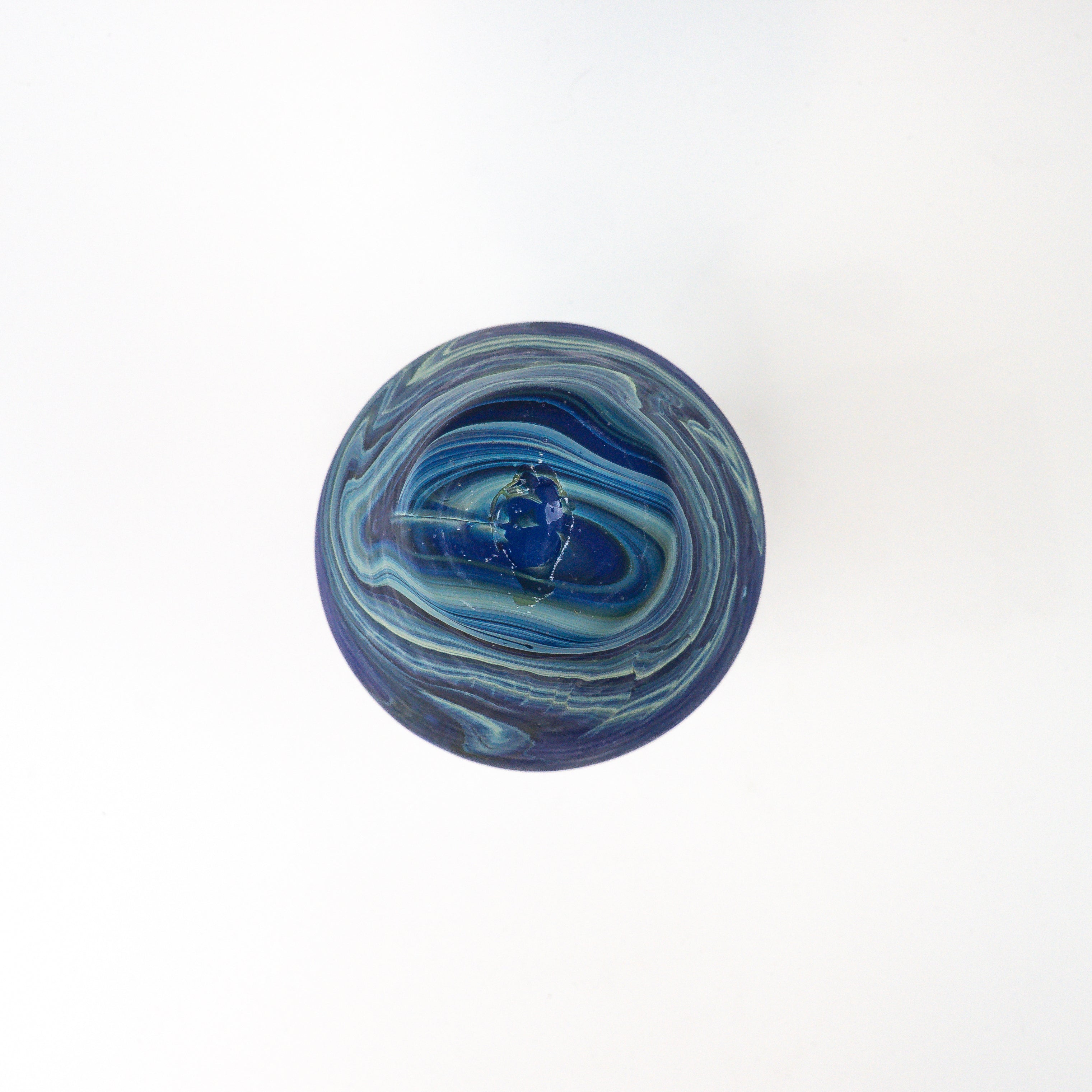 Hebron Carafe / Vase Blue – Recycled Glass &amp; Handblown