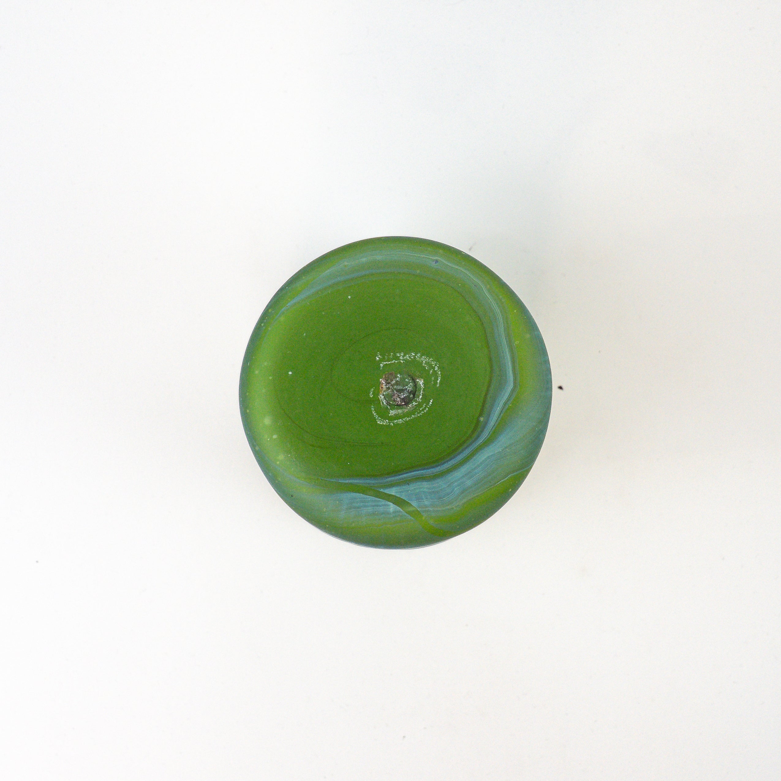 Hebron Vase Green – Recycled Glass &amp; Handblown